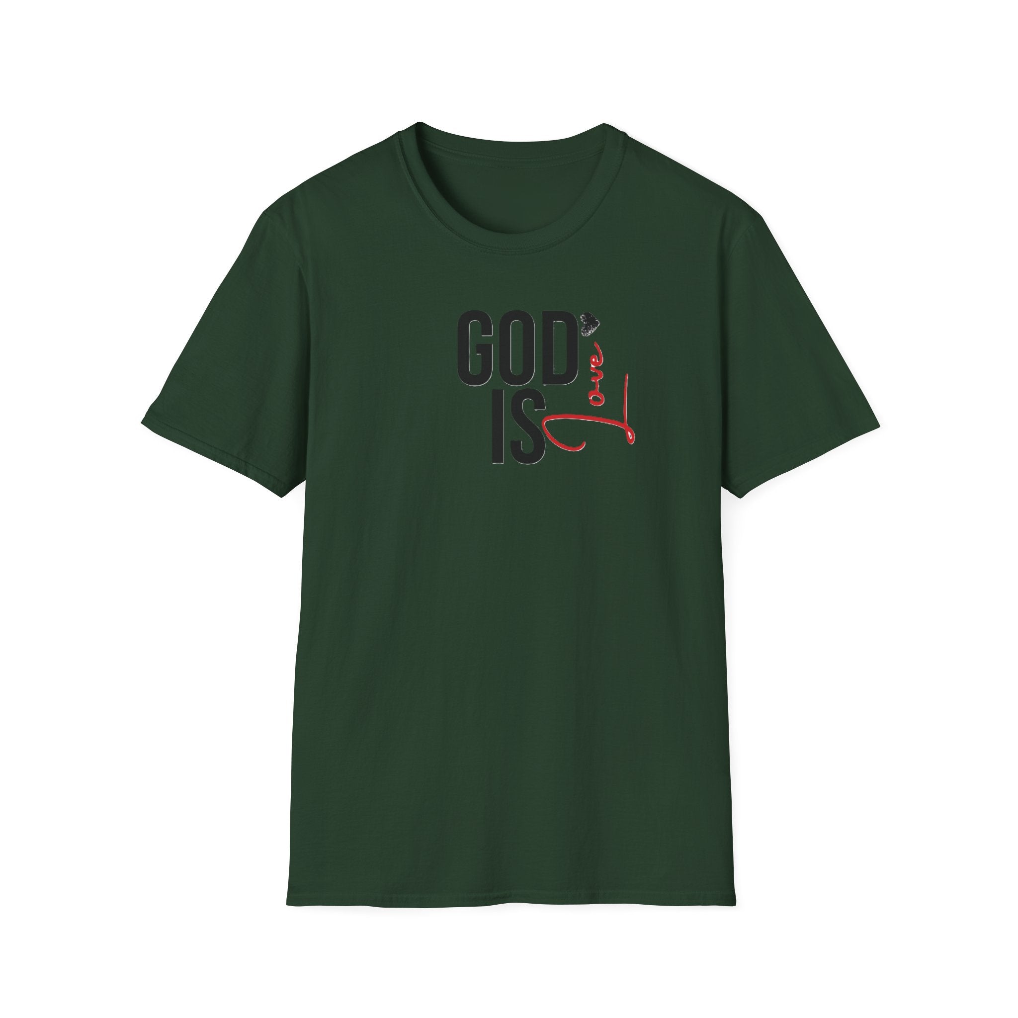 Unisex Soft style God Is Love short sleeve t-shirt