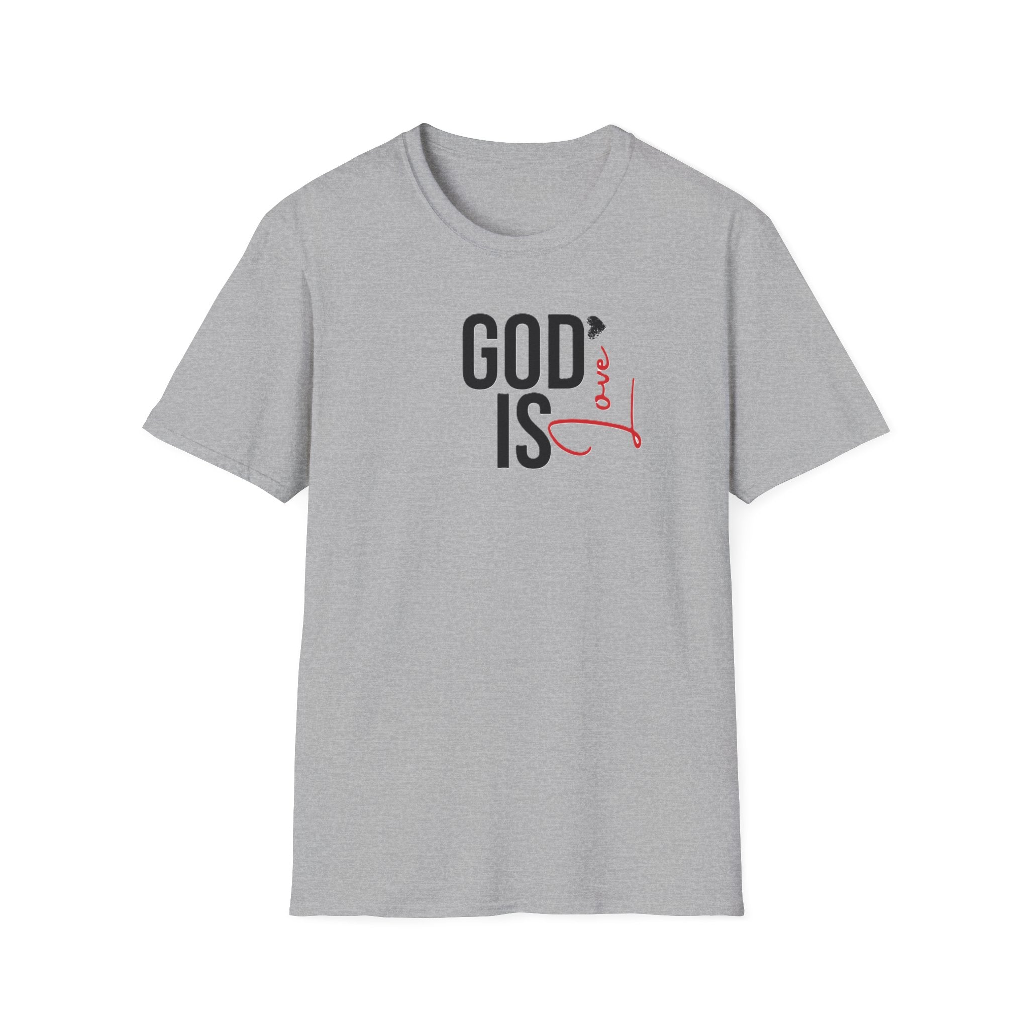 Unisex Soft style God Is Love short sleeve t-shirt