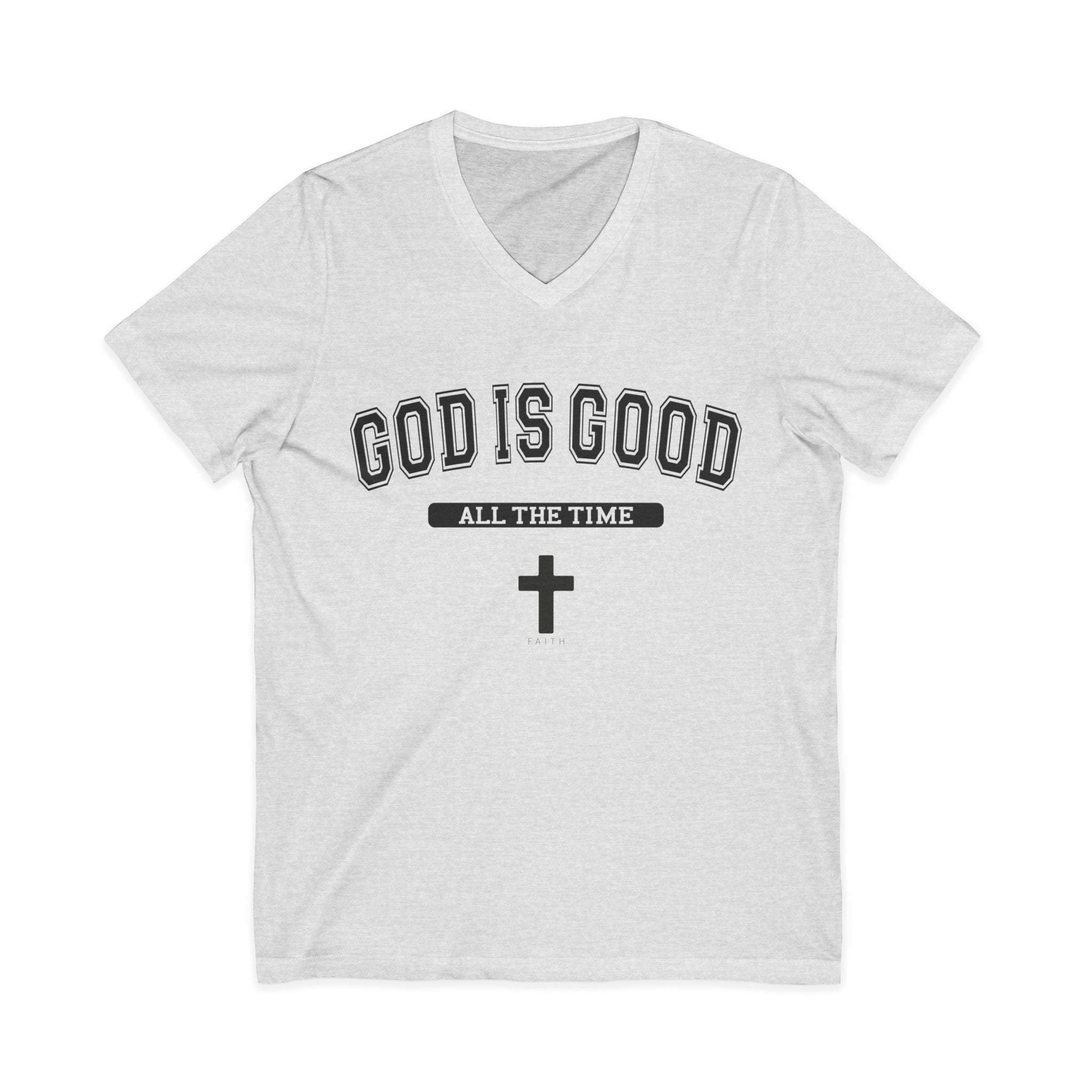 God is Good Unisex V-Neck Tee