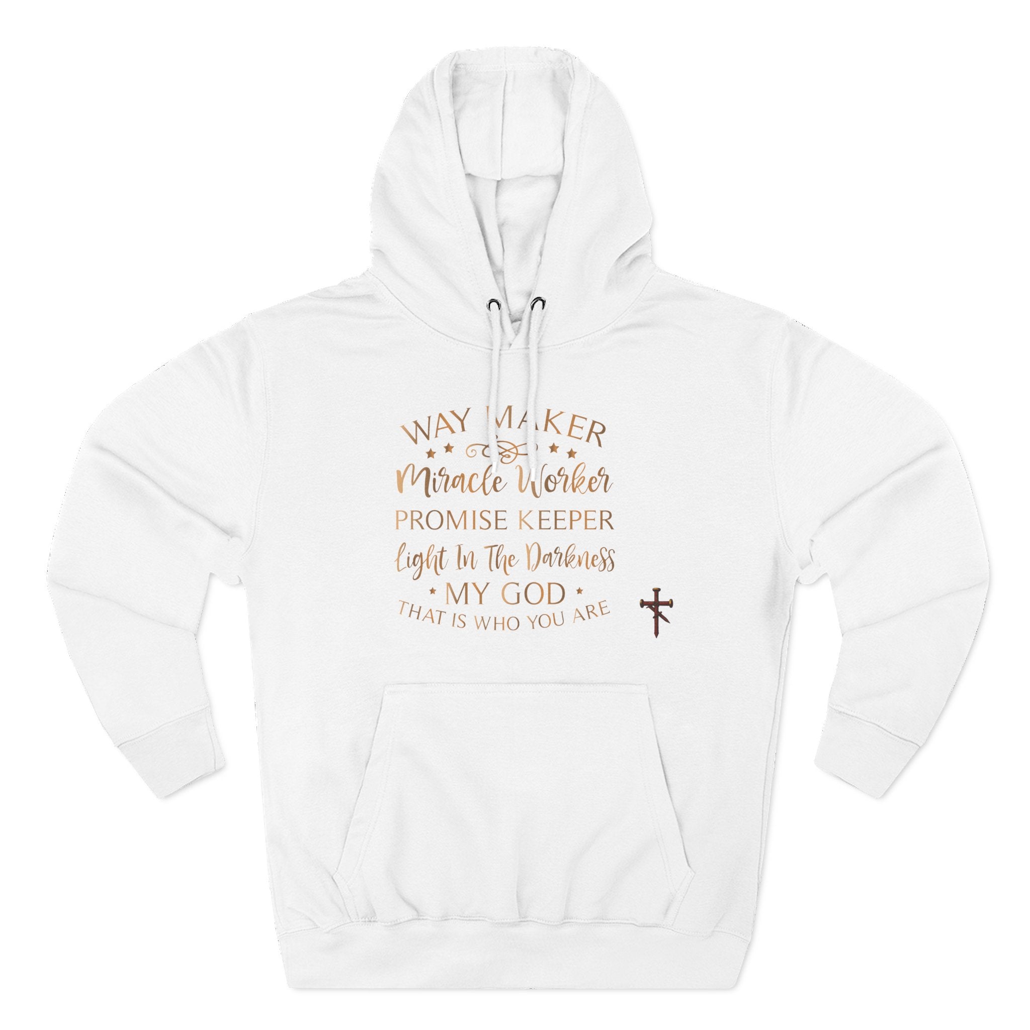 Inspirational Faith Way Maker Hoodie