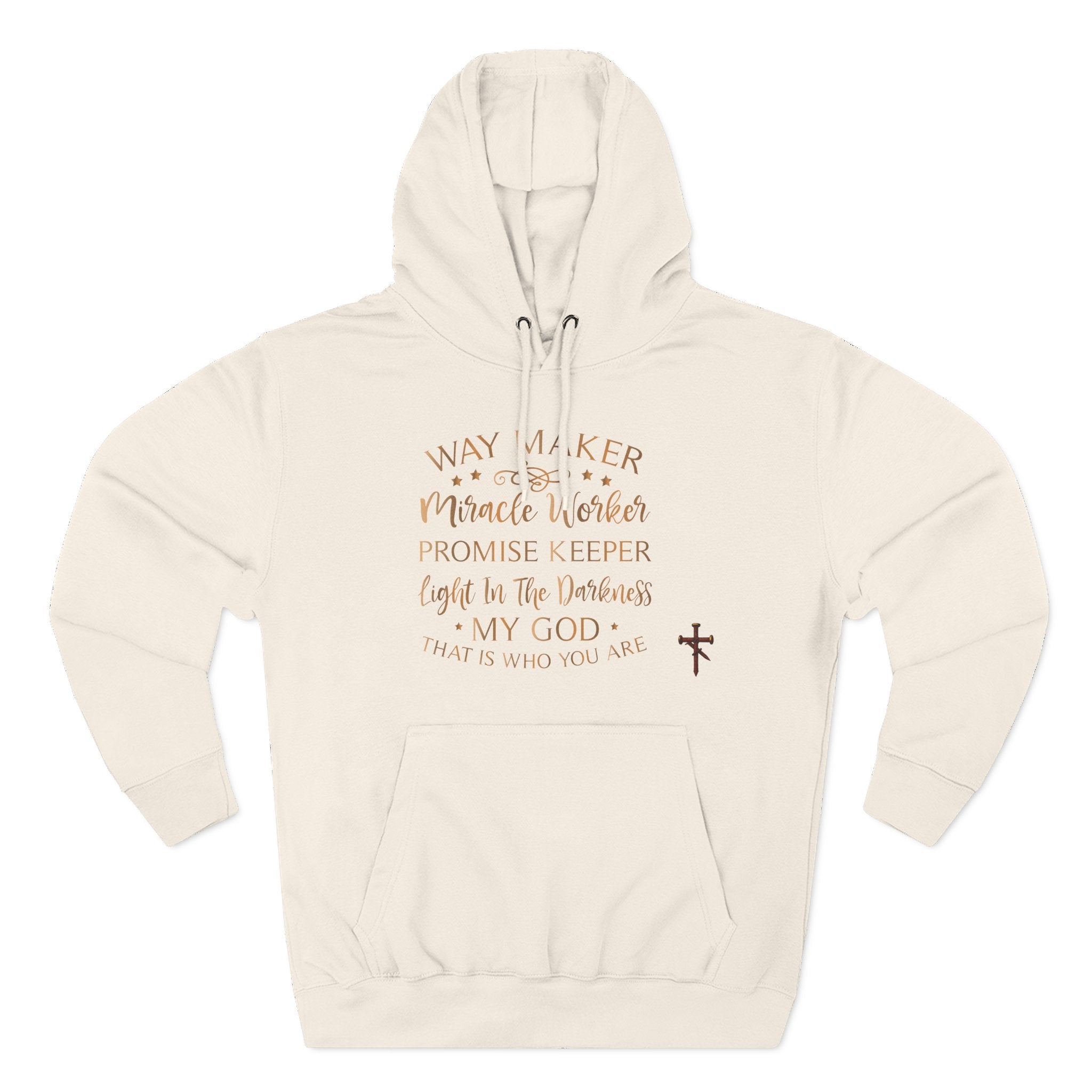 Inspirational Faith Way Maker Hoodie
