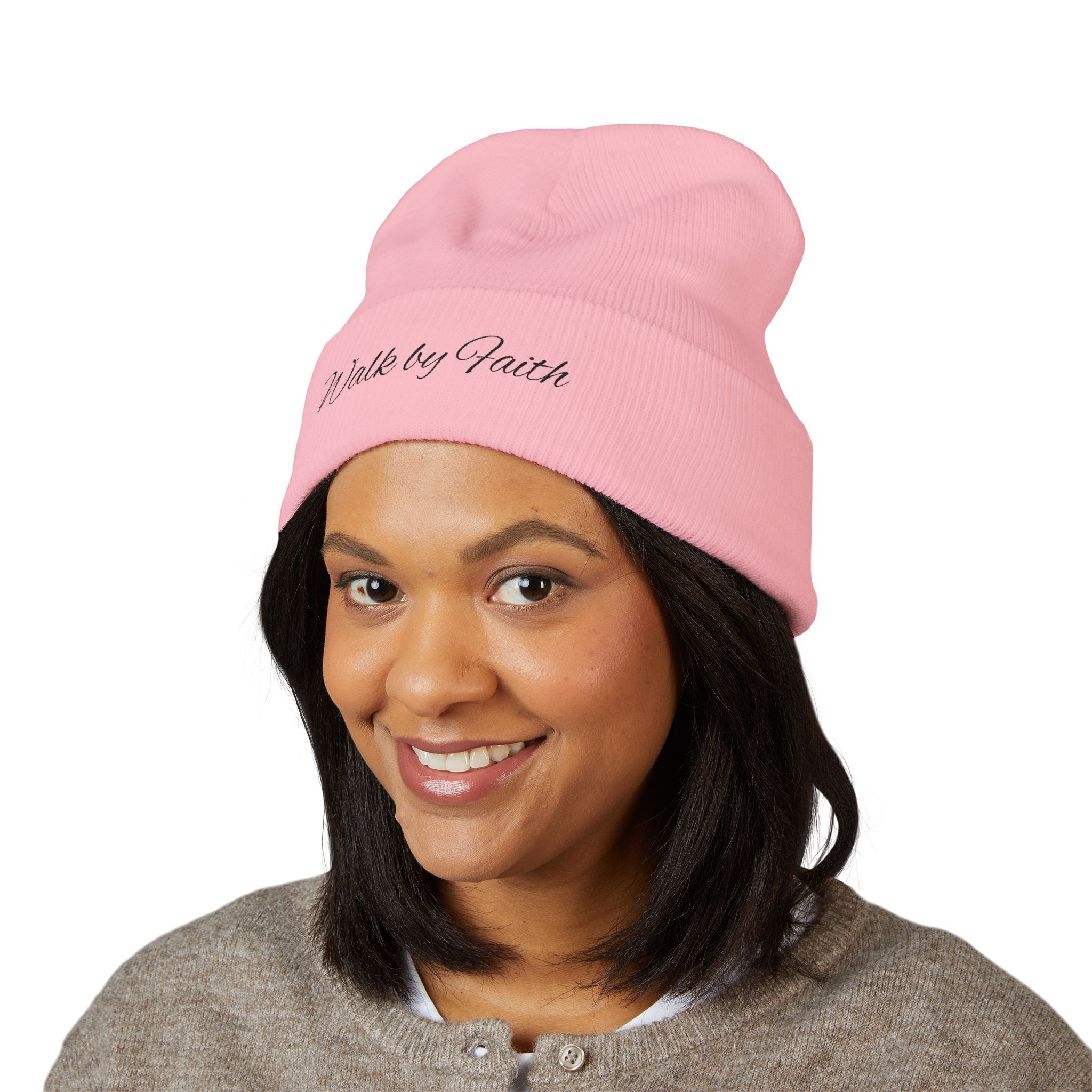 Walk by Faith Cuffed Beanie