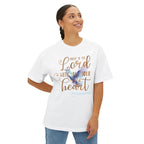 Trust in the Lord with All Your Heart Oversized Boxy Unisex Cotton Top T-Shirt
