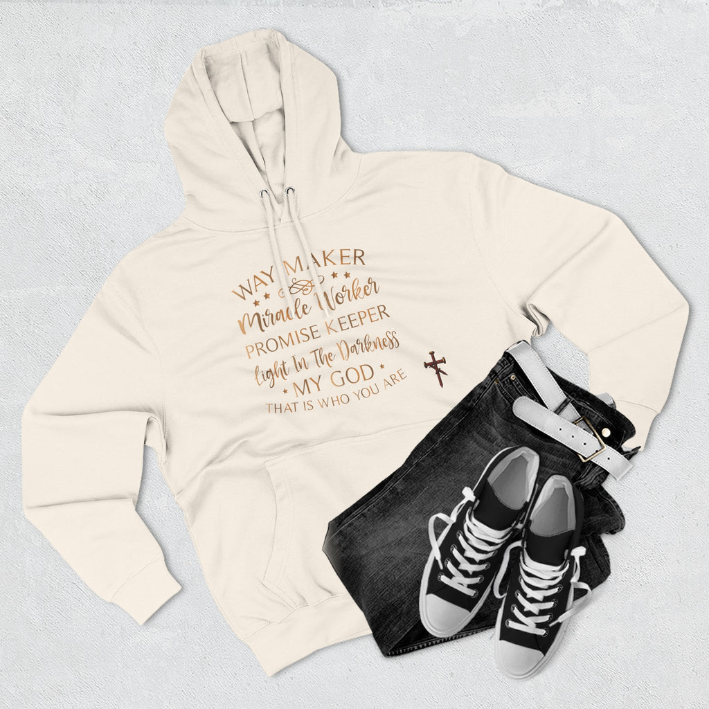 Inspirational Faith Way Maker Hoodie
