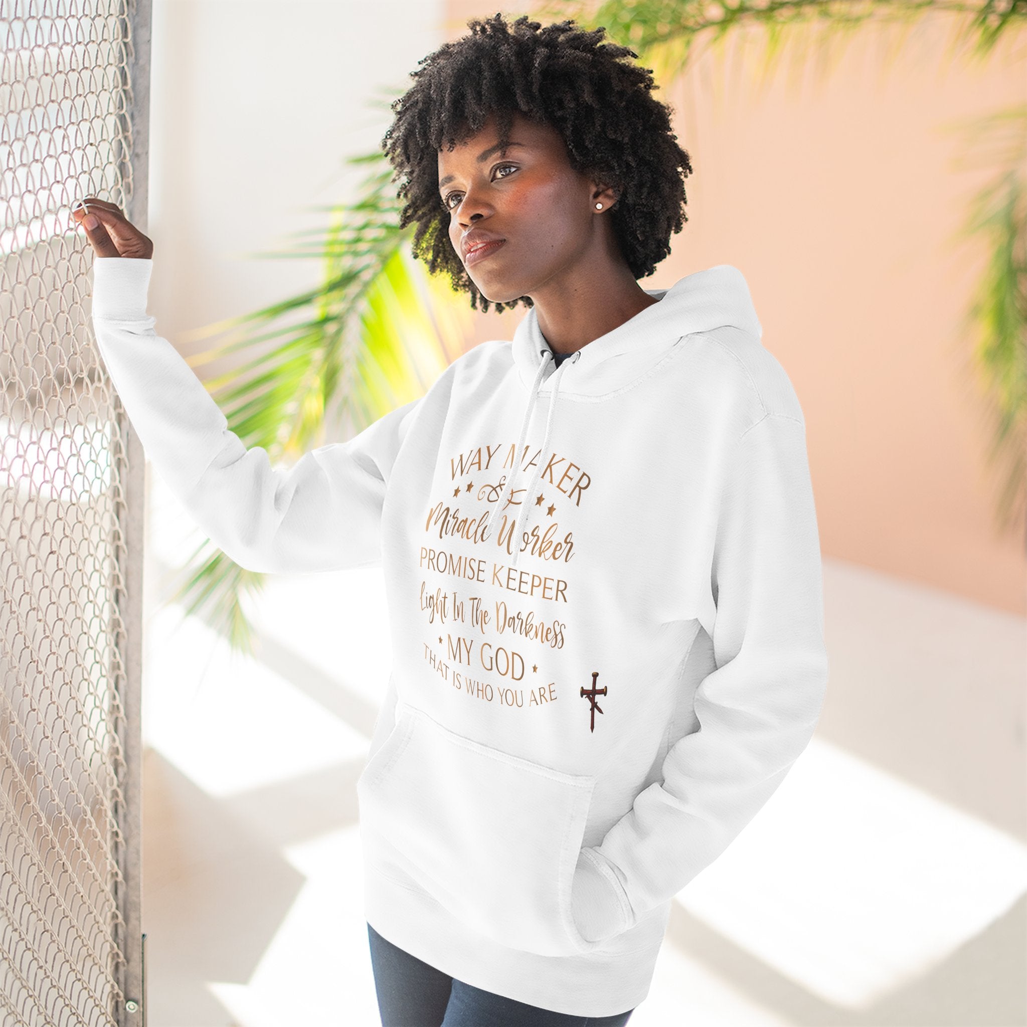 Inspirational Faith Way Maker Hoodie
