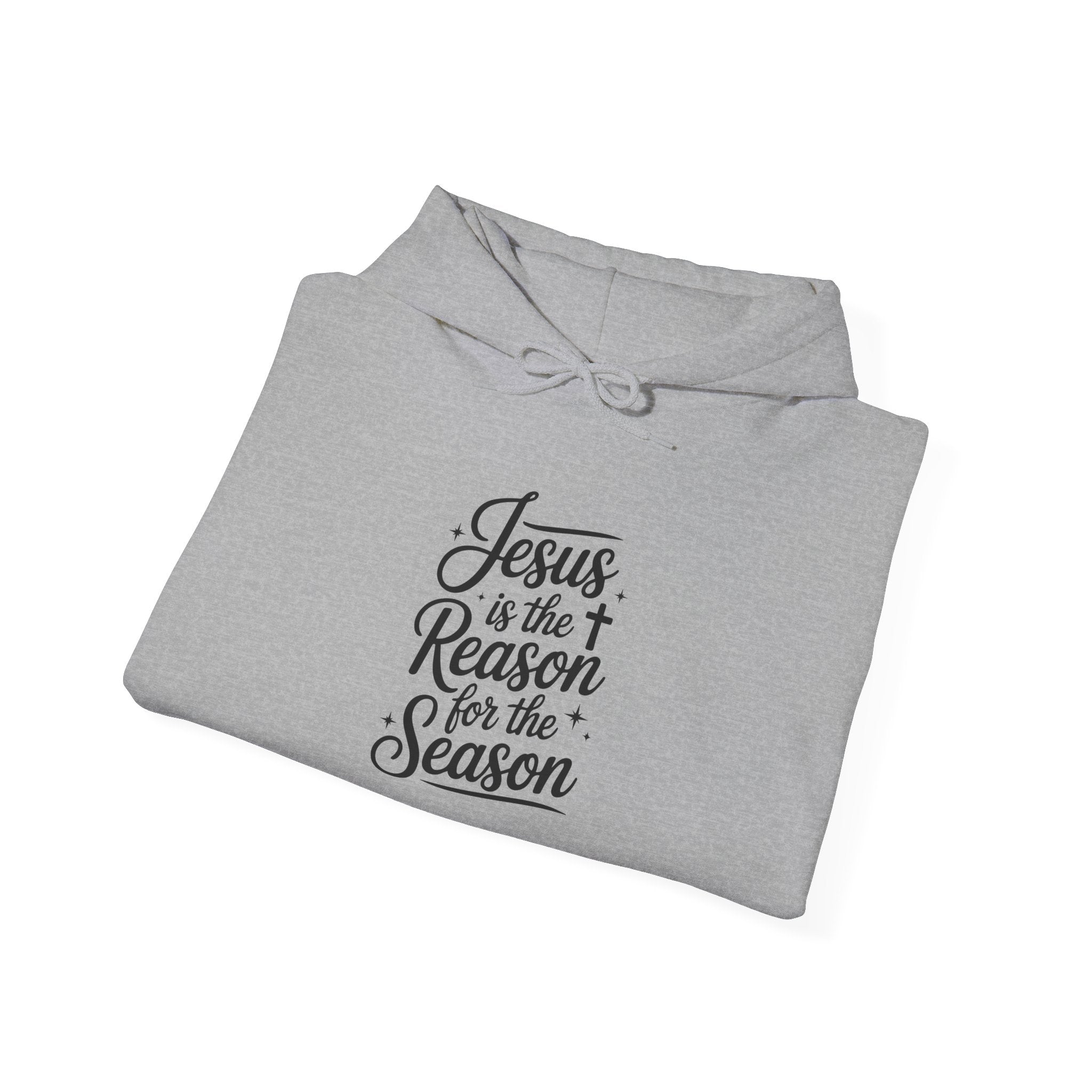 Jesus Is the Reason for the Season Hoodie — Cozy Christian Christmas Sweatshirt