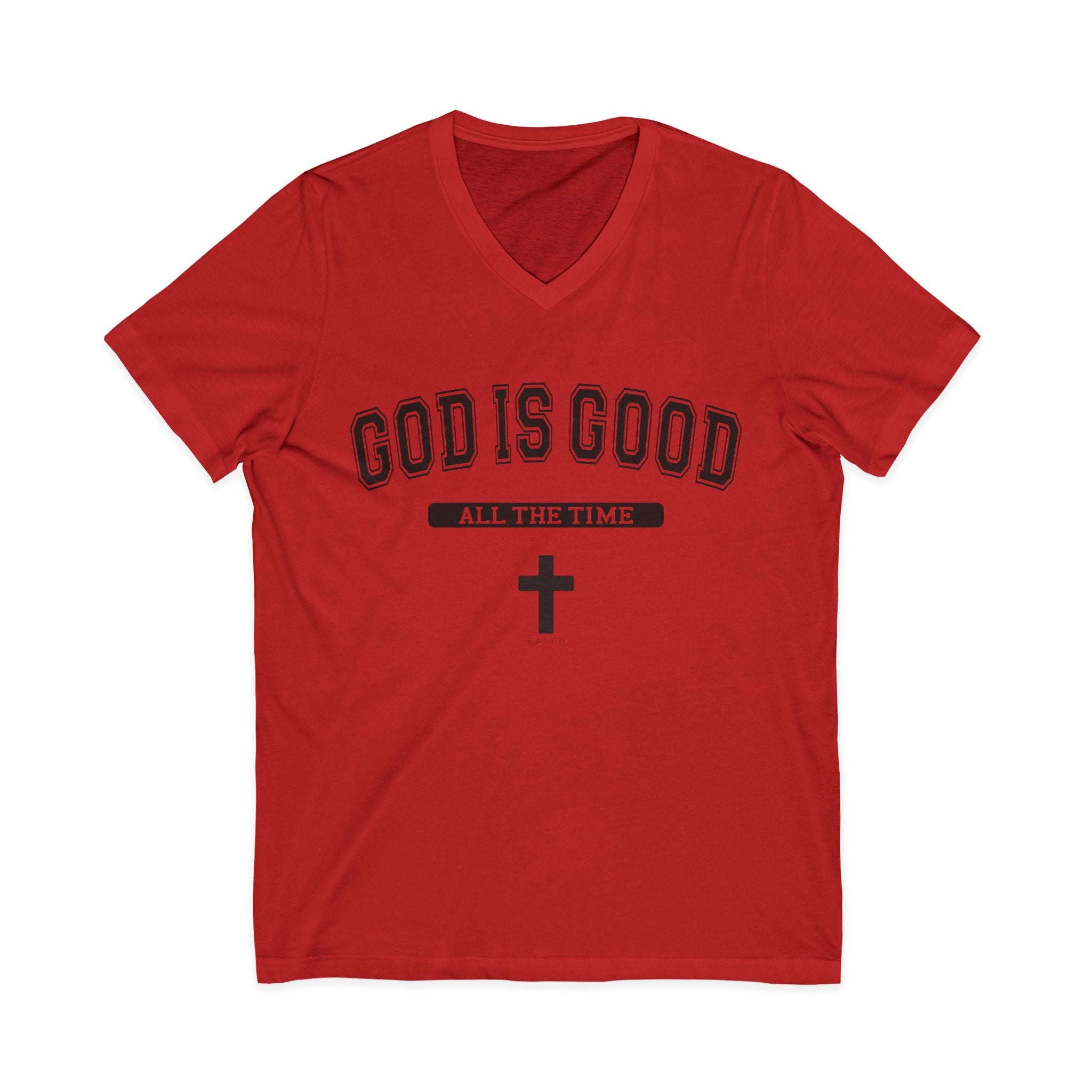 God is Good Unisex V-Neck Tee