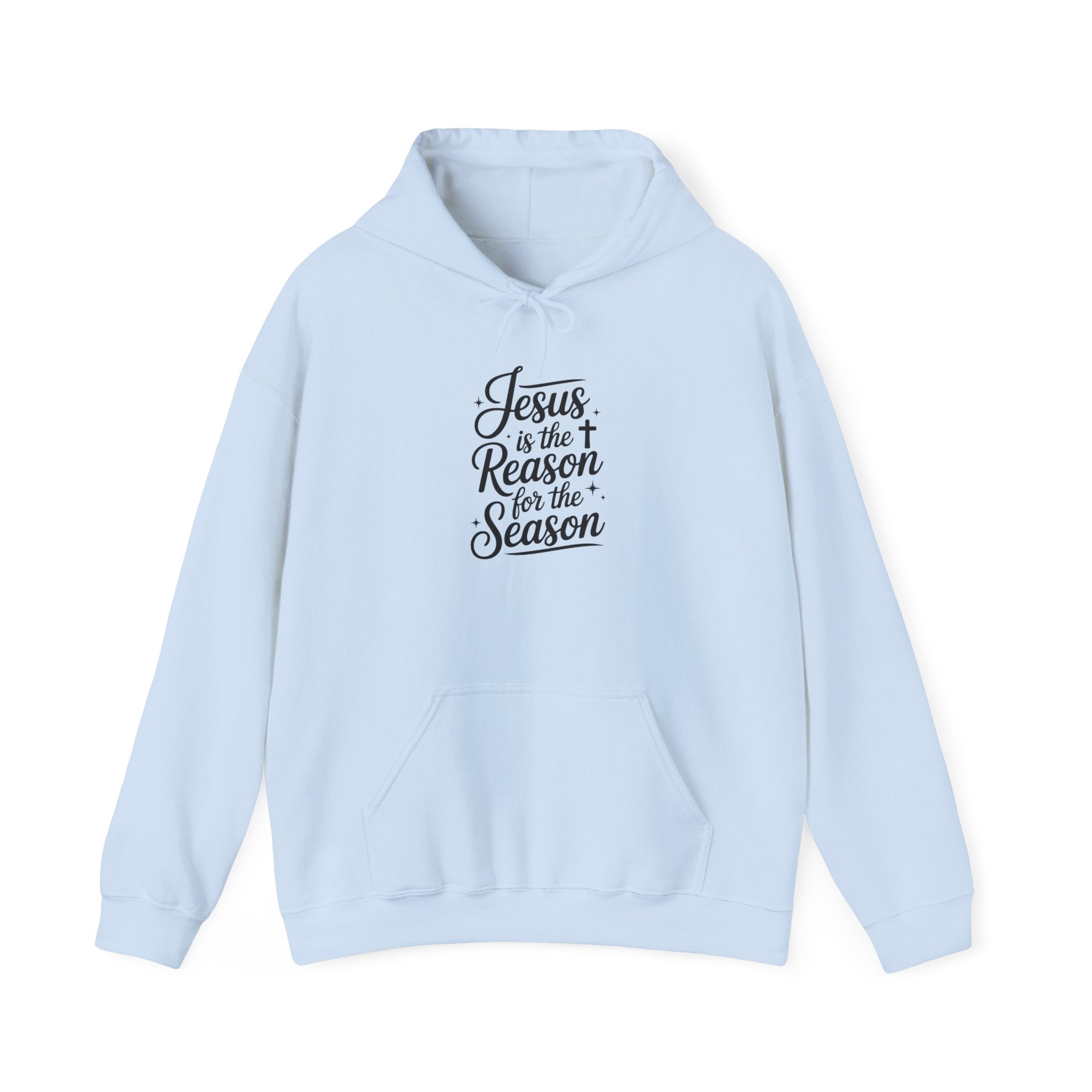 Jesus Is the Reason for the Season Hoodie — Cozy Christian Christmas Sweatshirt