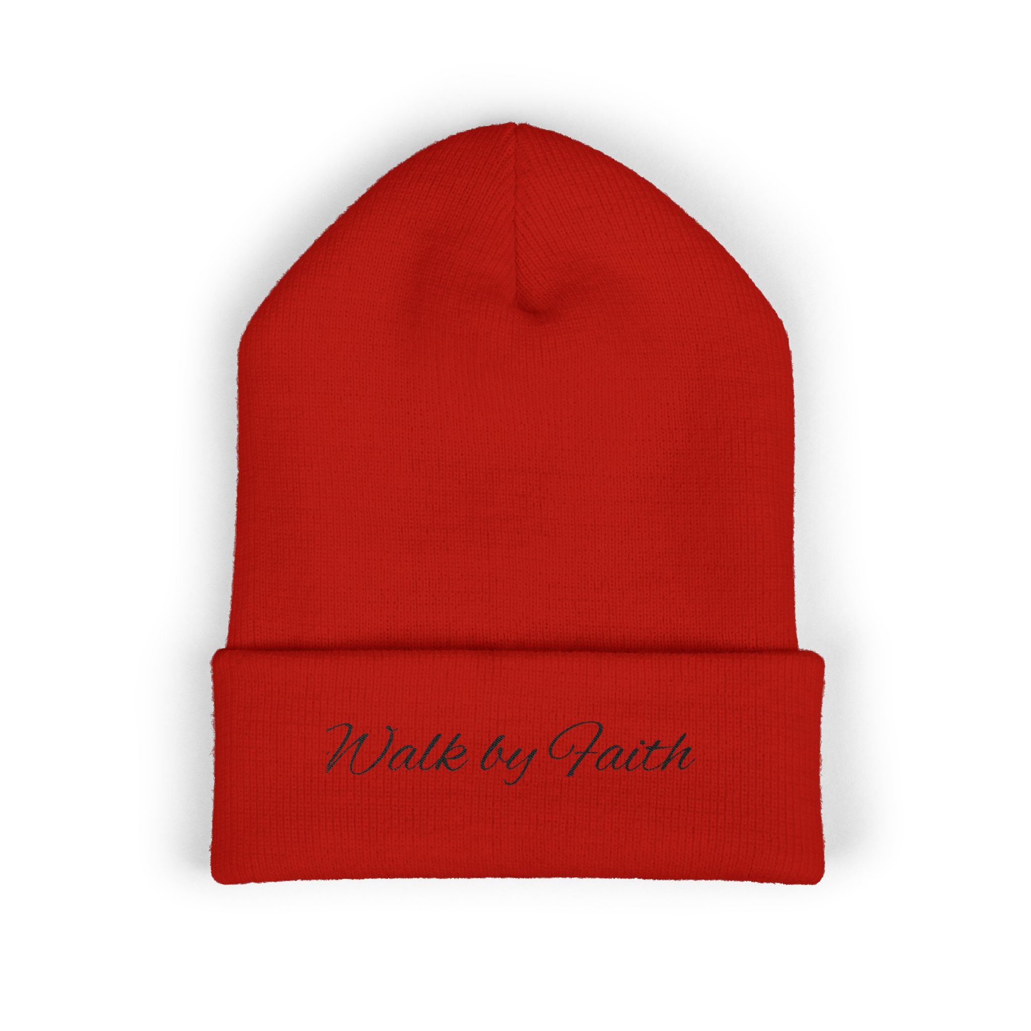 Walk by Faith Cuffed Beanie