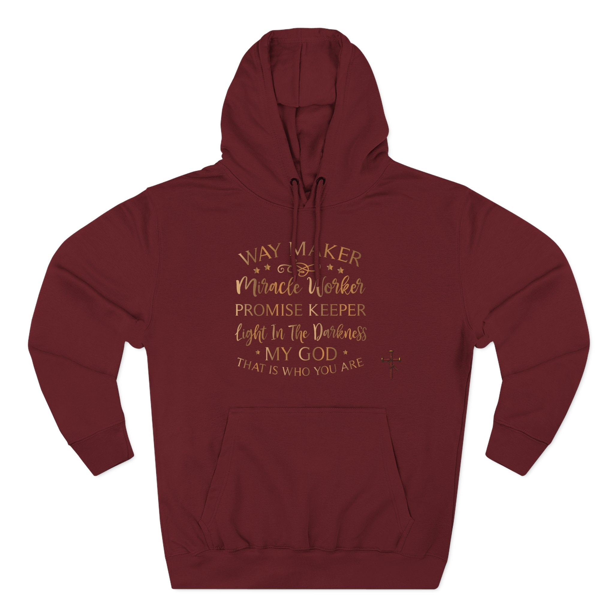 Inspirational Faith Way Maker Hoodie