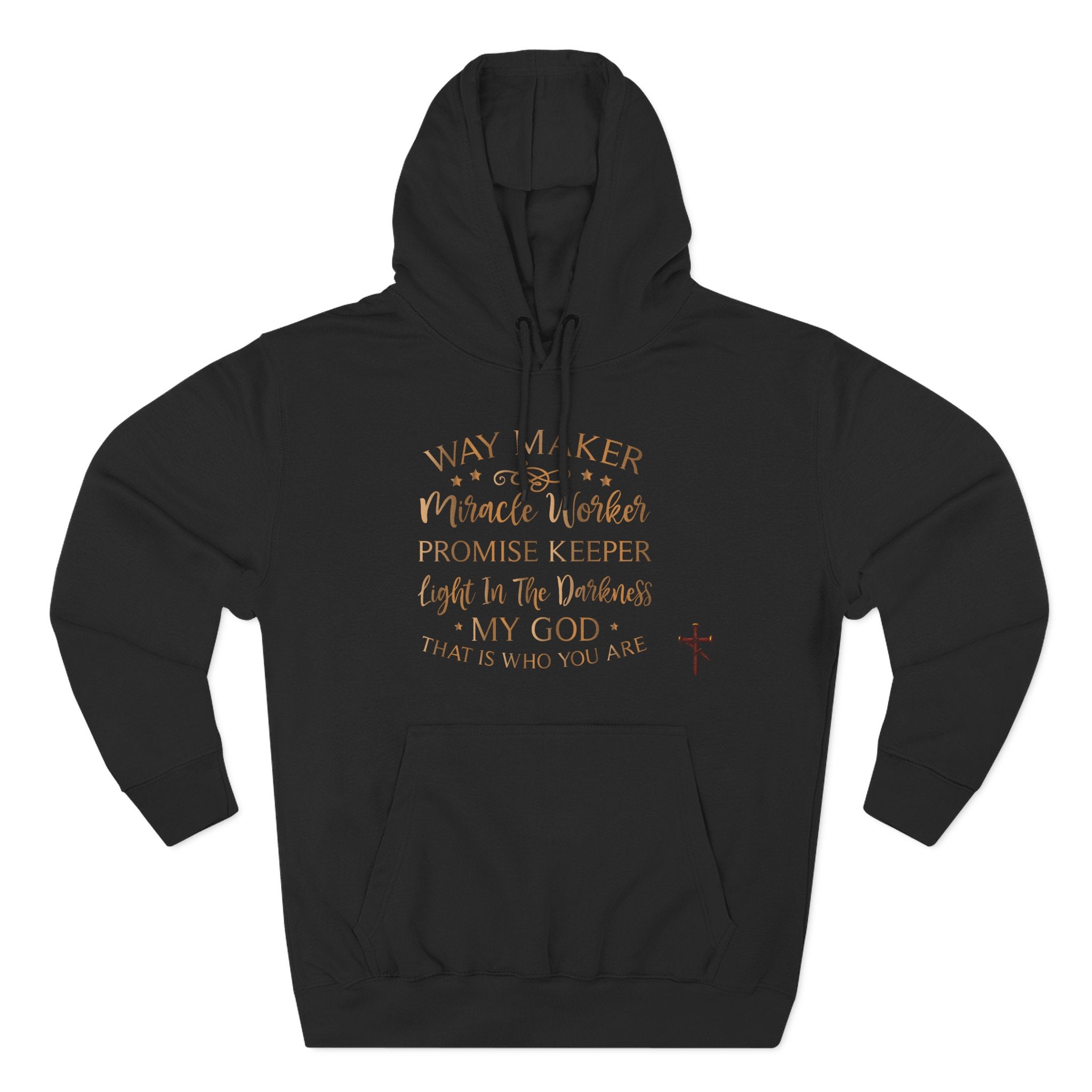 Inspirational Faith Way Maker Hoodie