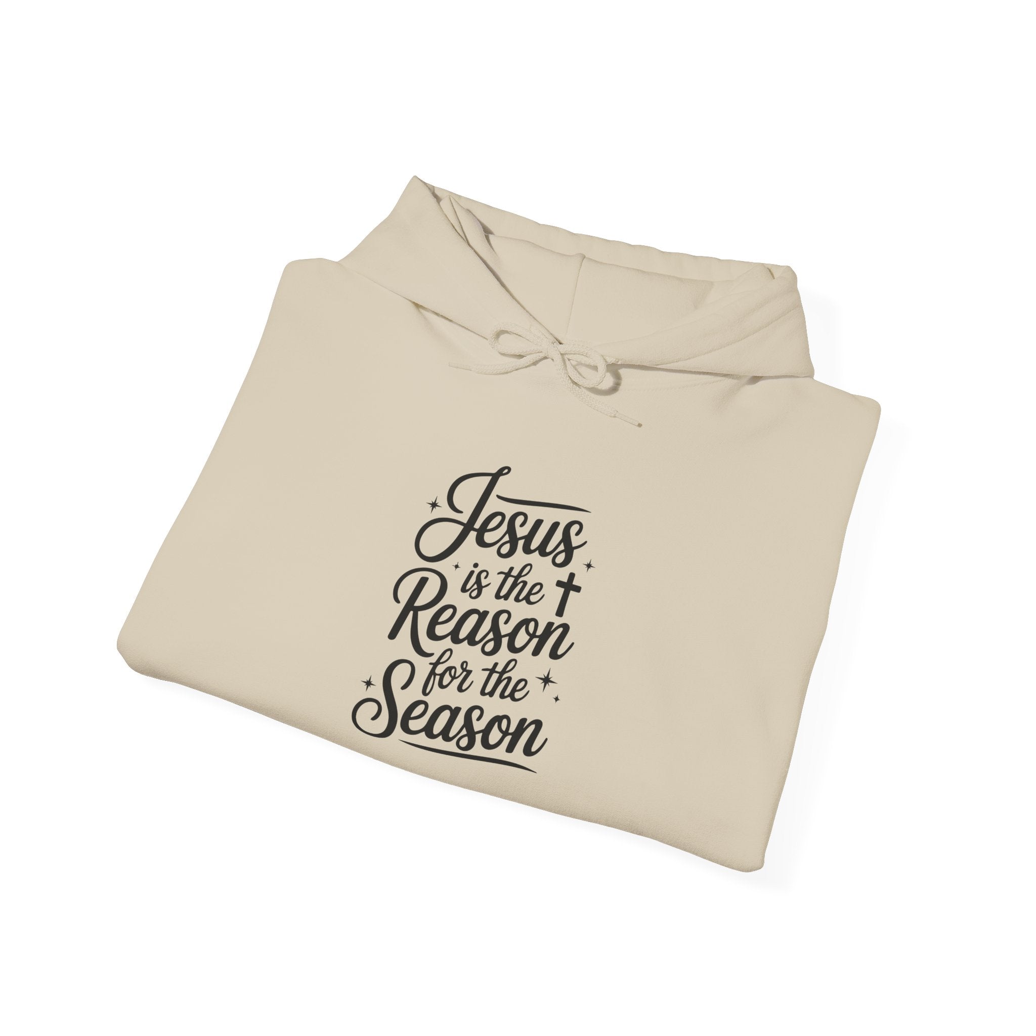 Jesus Is the Reason for the Season Hoodie — Cozy Christian Christmas Sweatshirt