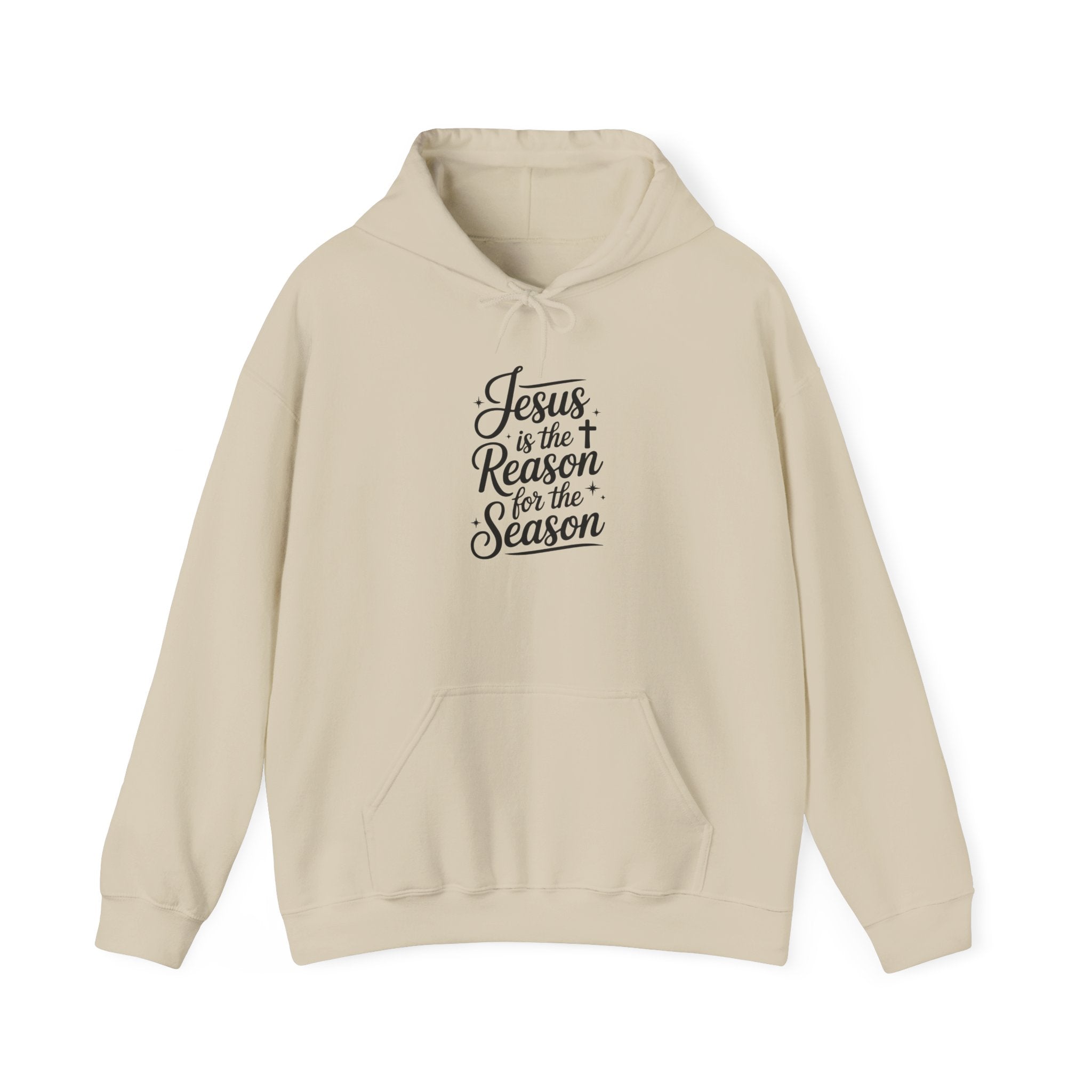 Jesus Is the Reason for the Season Hoodie — Cozy Christian Christmas Sweatshirt
