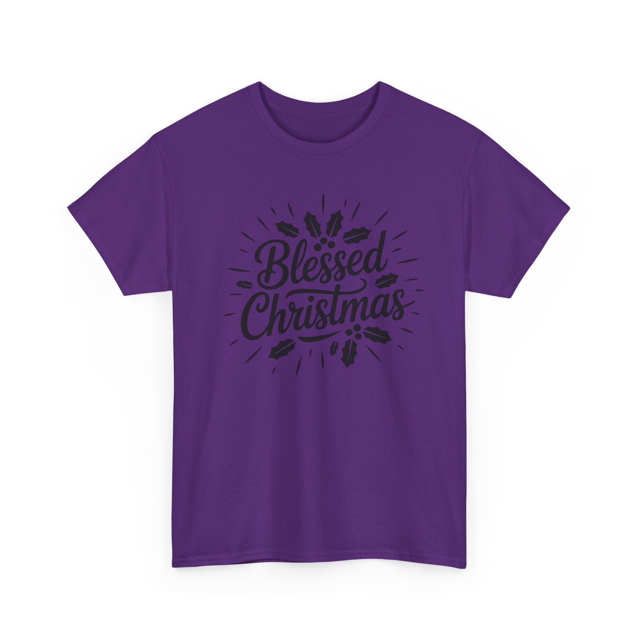 Blessed Christmas Tee — Hand‑Lettered Holiday Crewneck