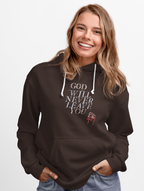 God will Never Leave You Cozy Unisex Hoodie