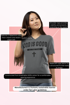 God is Good Unisex V-Neck Tee