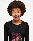Inspirational Saved by His Grace Long Sleeve T-Shirt