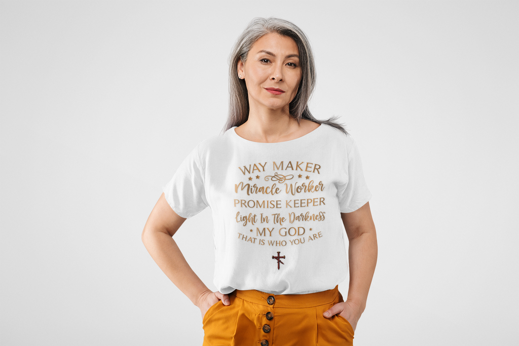 Faith-Inspired Way Maker, Miracle Worker, T-Shirt