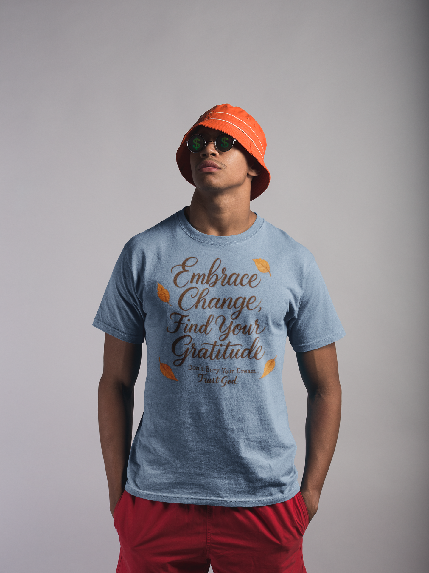 Embrace Change, Find Your Gratitude Unisex Jersey Short Sleeve T-Shirt