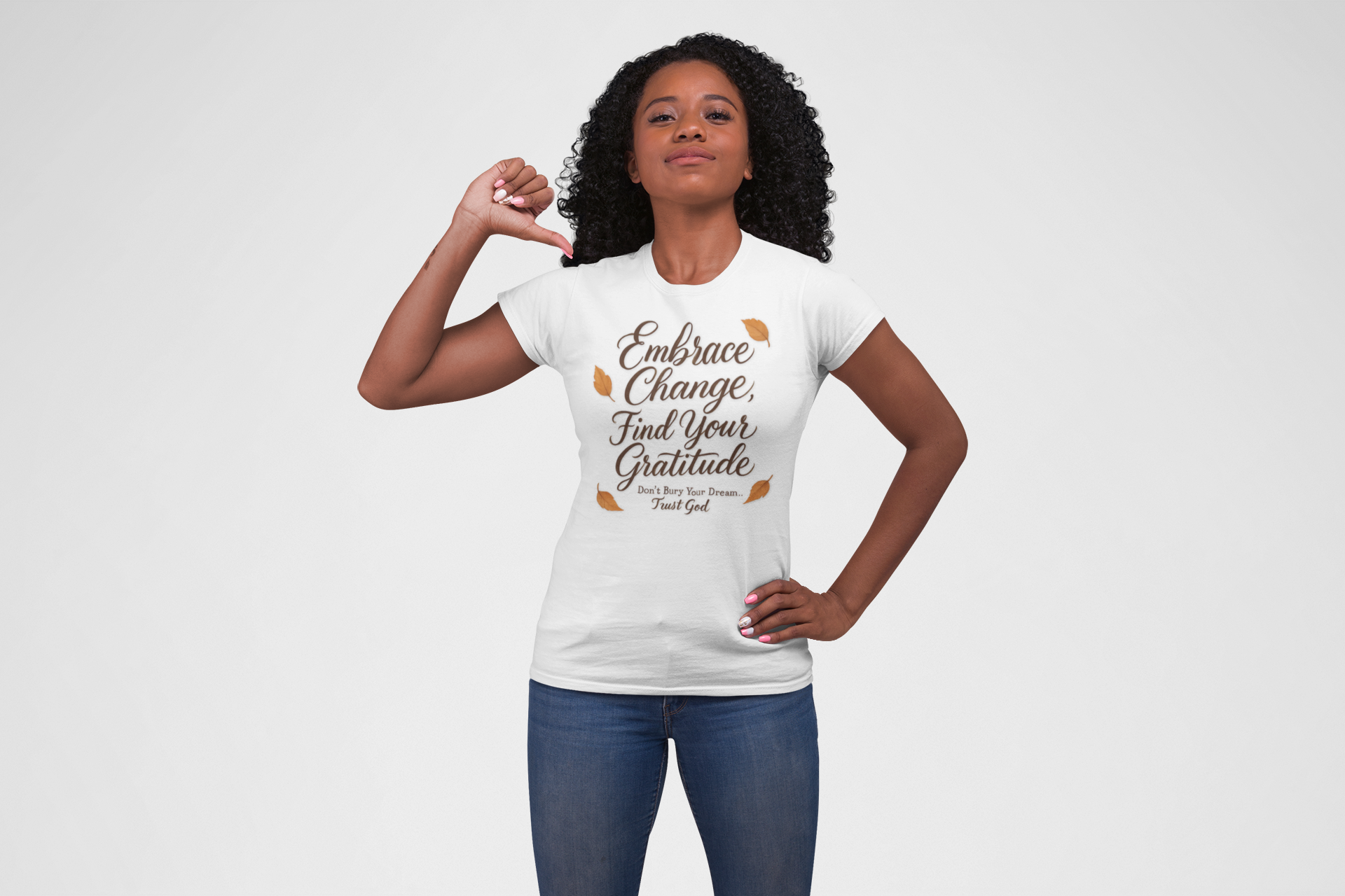 Embrace Change, Find Your Gratitude Unisex Jersey Short Sleeve T-Shirt