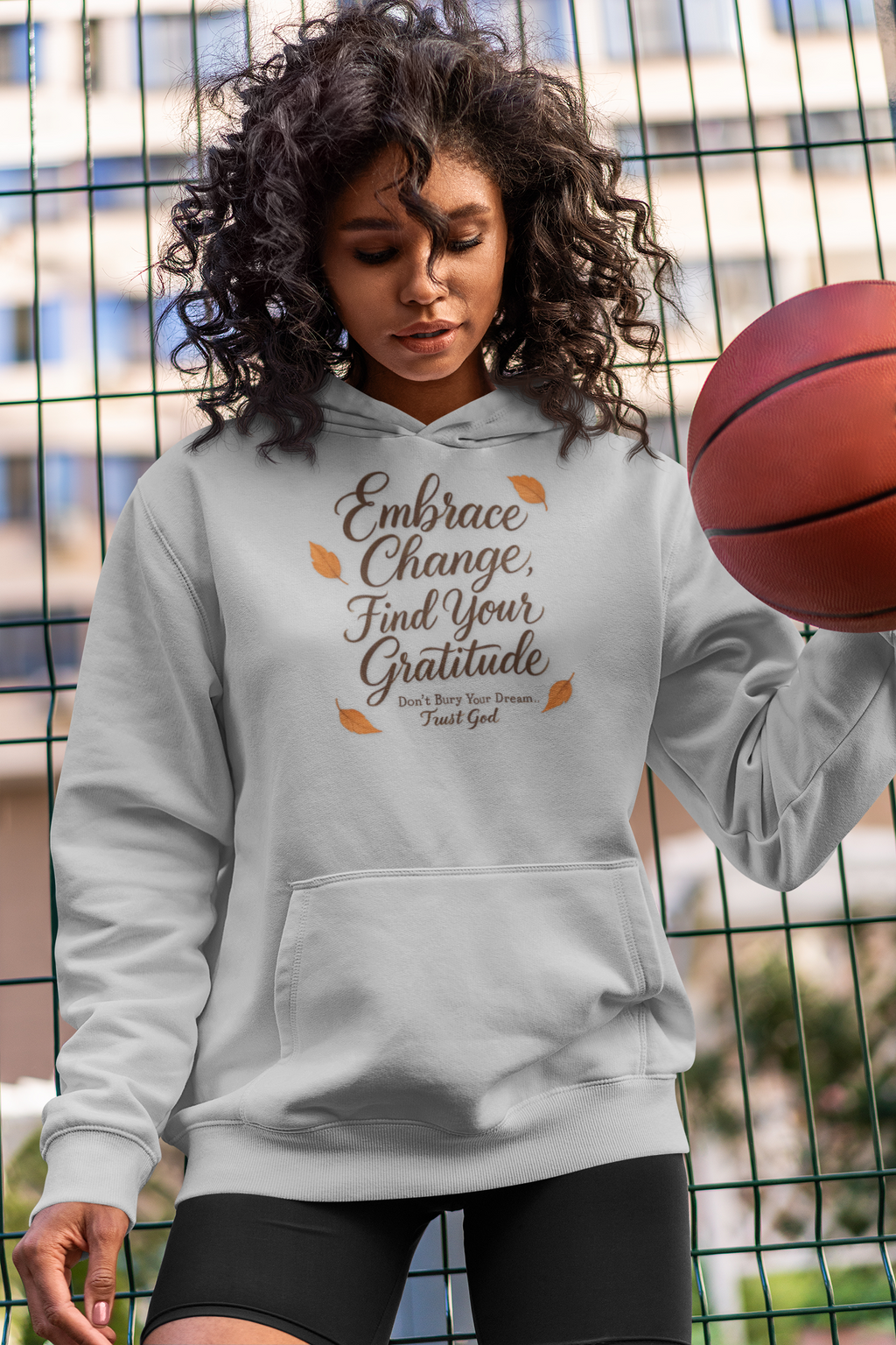 Embrace Change, Find Your Gratitude, Unisex Heavy Blend™ Hoodie