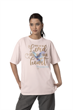 Trust in the Lord with All Your Heart Oversized Boxy Unisex Cotton Top T-Shirt