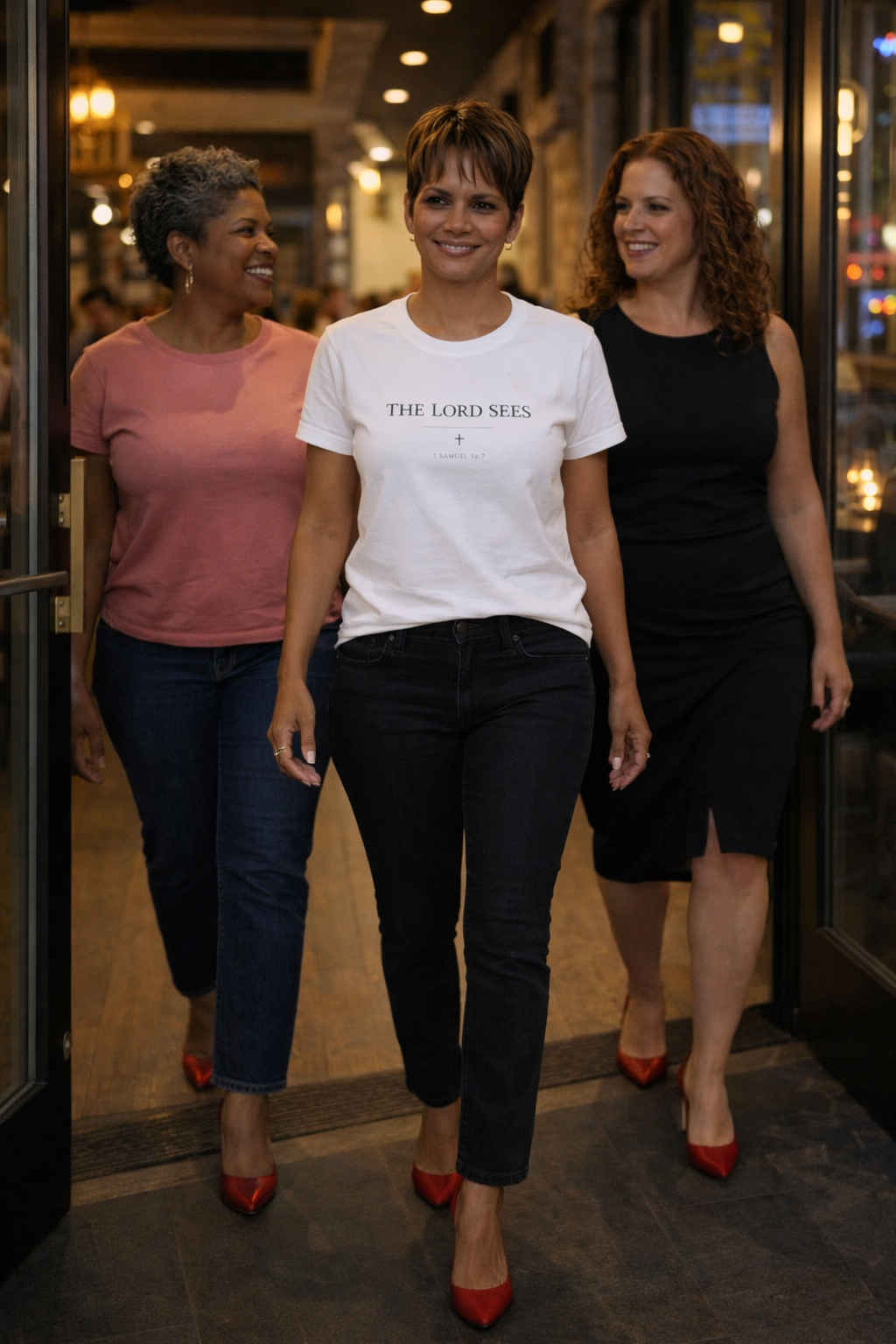 The Lord Sees Women’s Slim-Fit T-Shirt