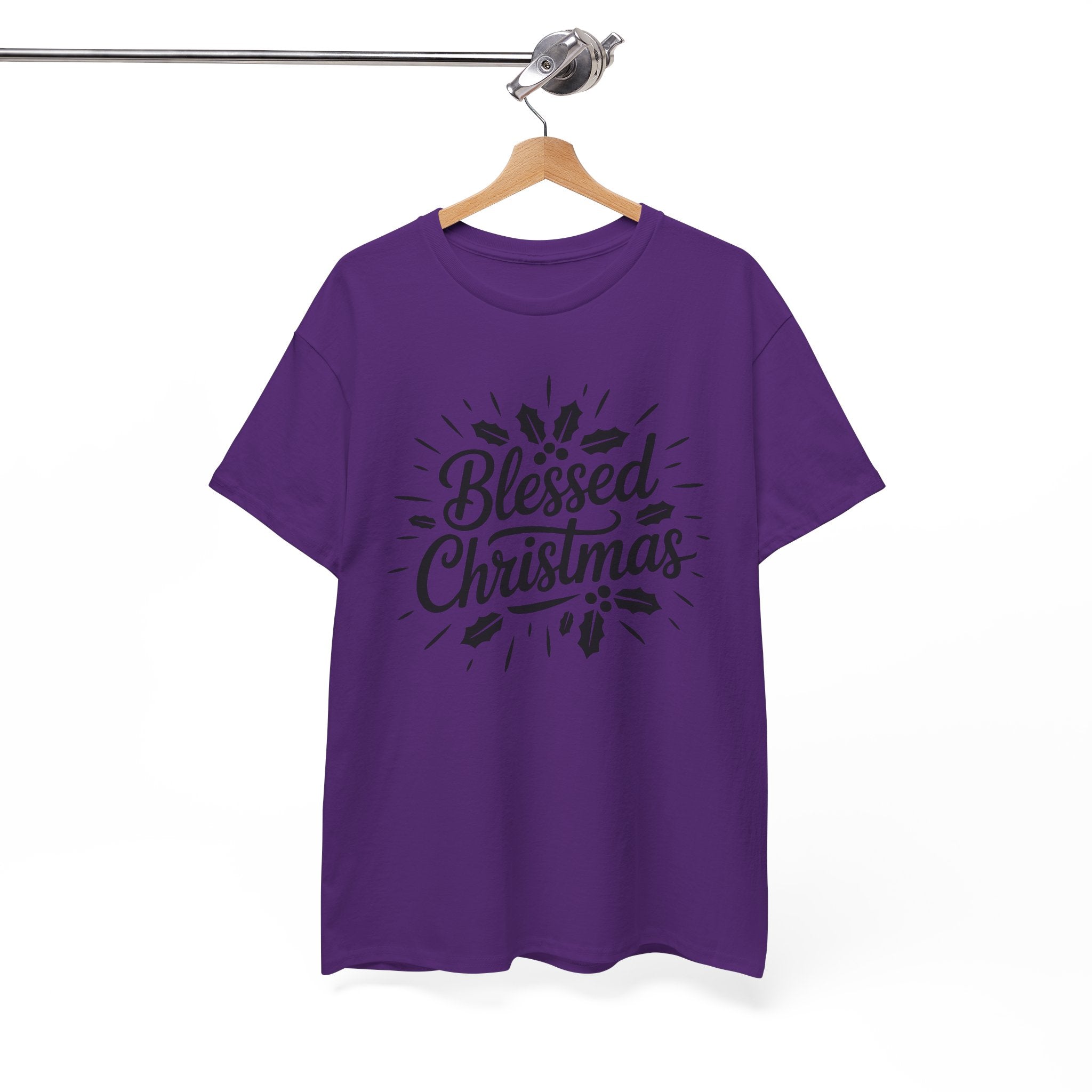 Blessed Christmas Tee — Hand‑Lettered Holiday Crewneck