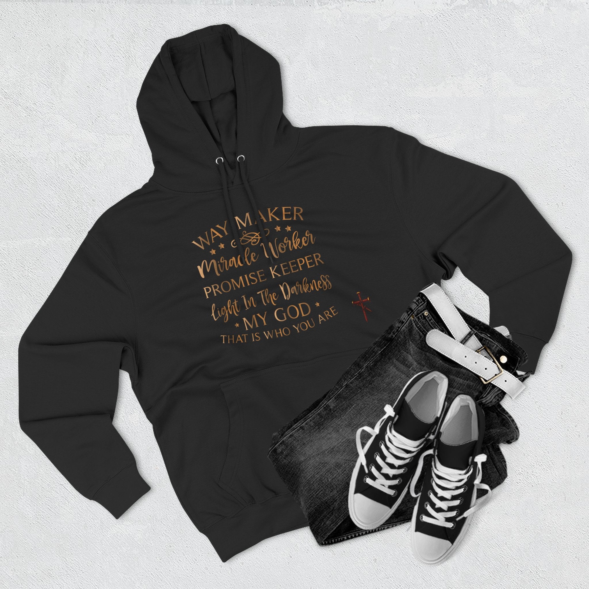 Inspirational Faith Way Maker Hoodie