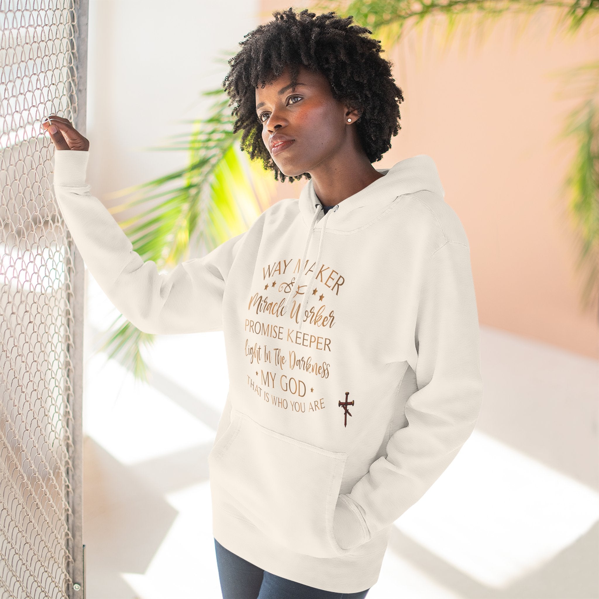 Inspirational Faith Way Maker Hoodie