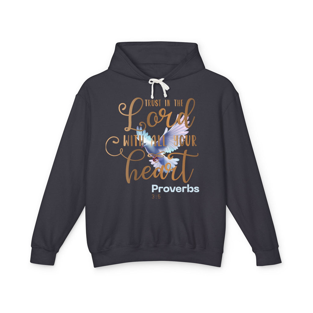 Trust in the Lord with All Your Heart Dove Unisex Hoodie