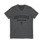 God is Good Unisex V-Neck Tee