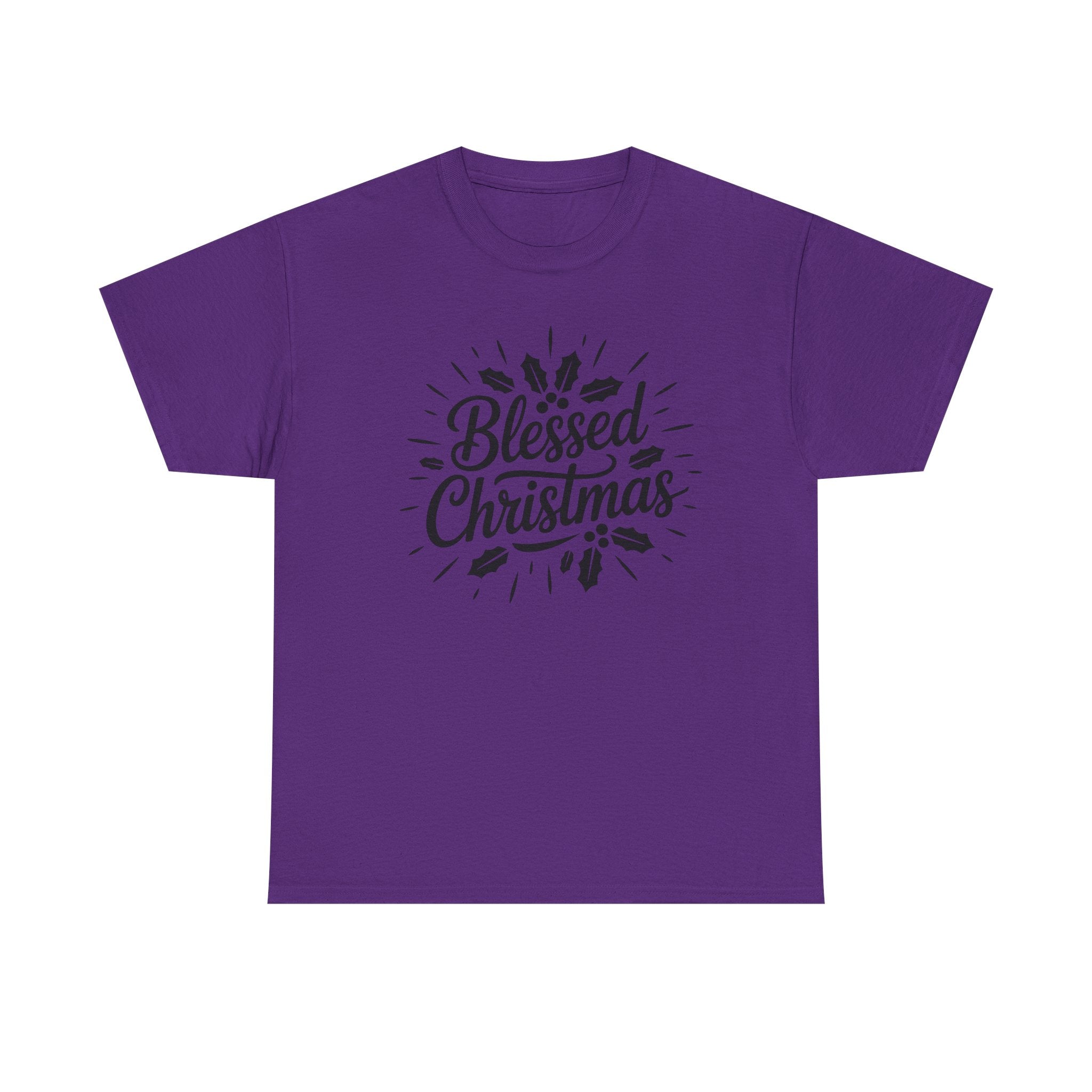 Blessed Christmas Tee — Hand‑Lettered Holiday Crewneck