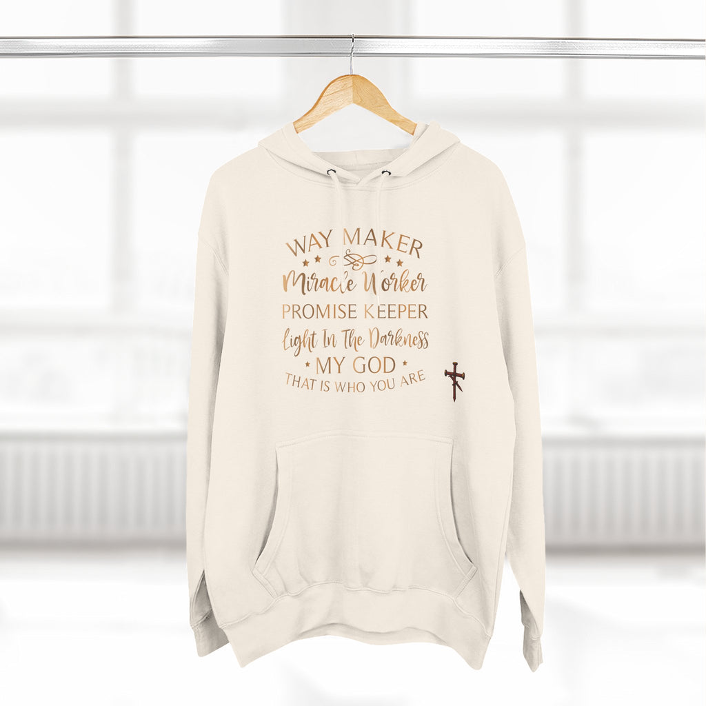 Inspirational Faith Way Maker Hoodie
