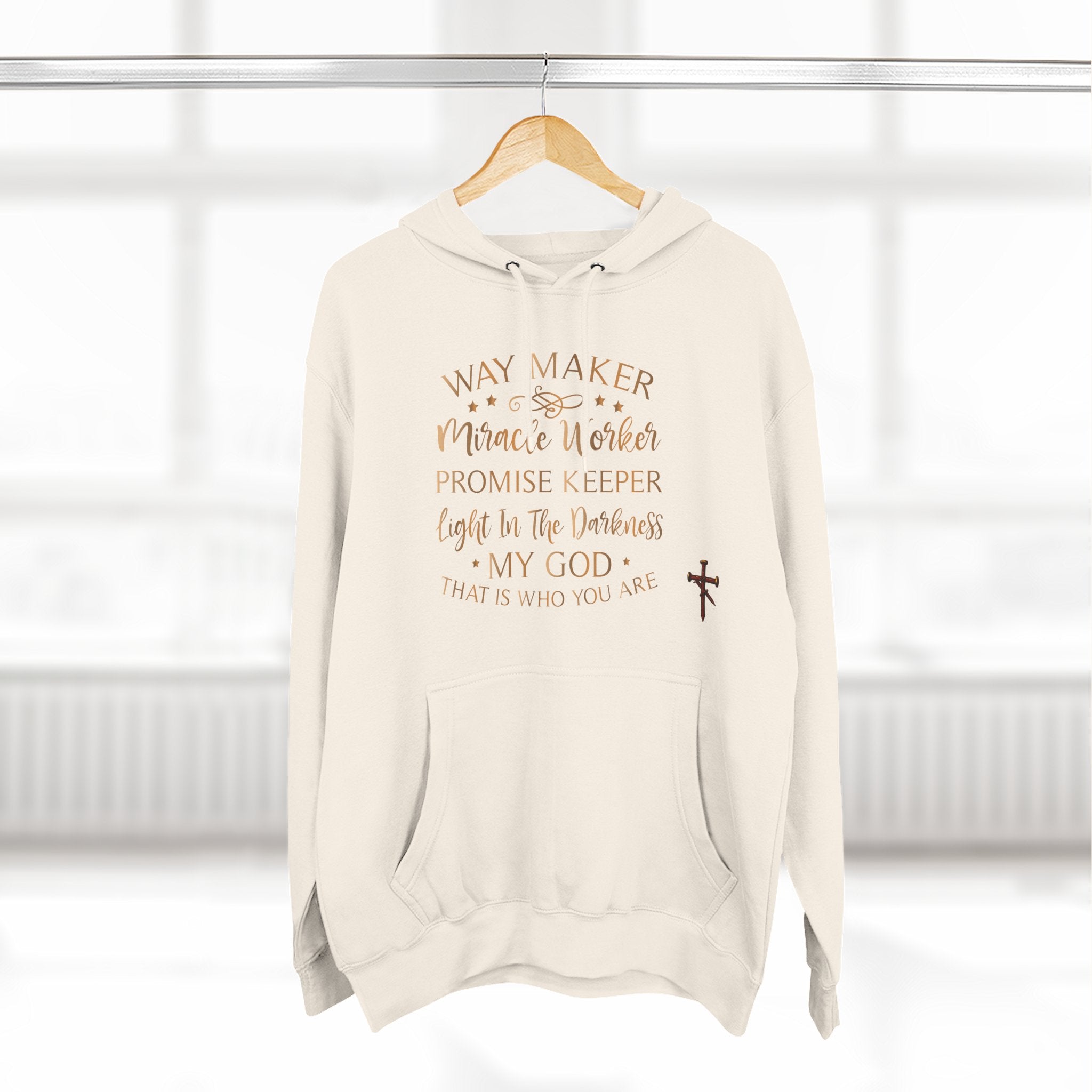 Inspirational Faith Way Maker Hoodie