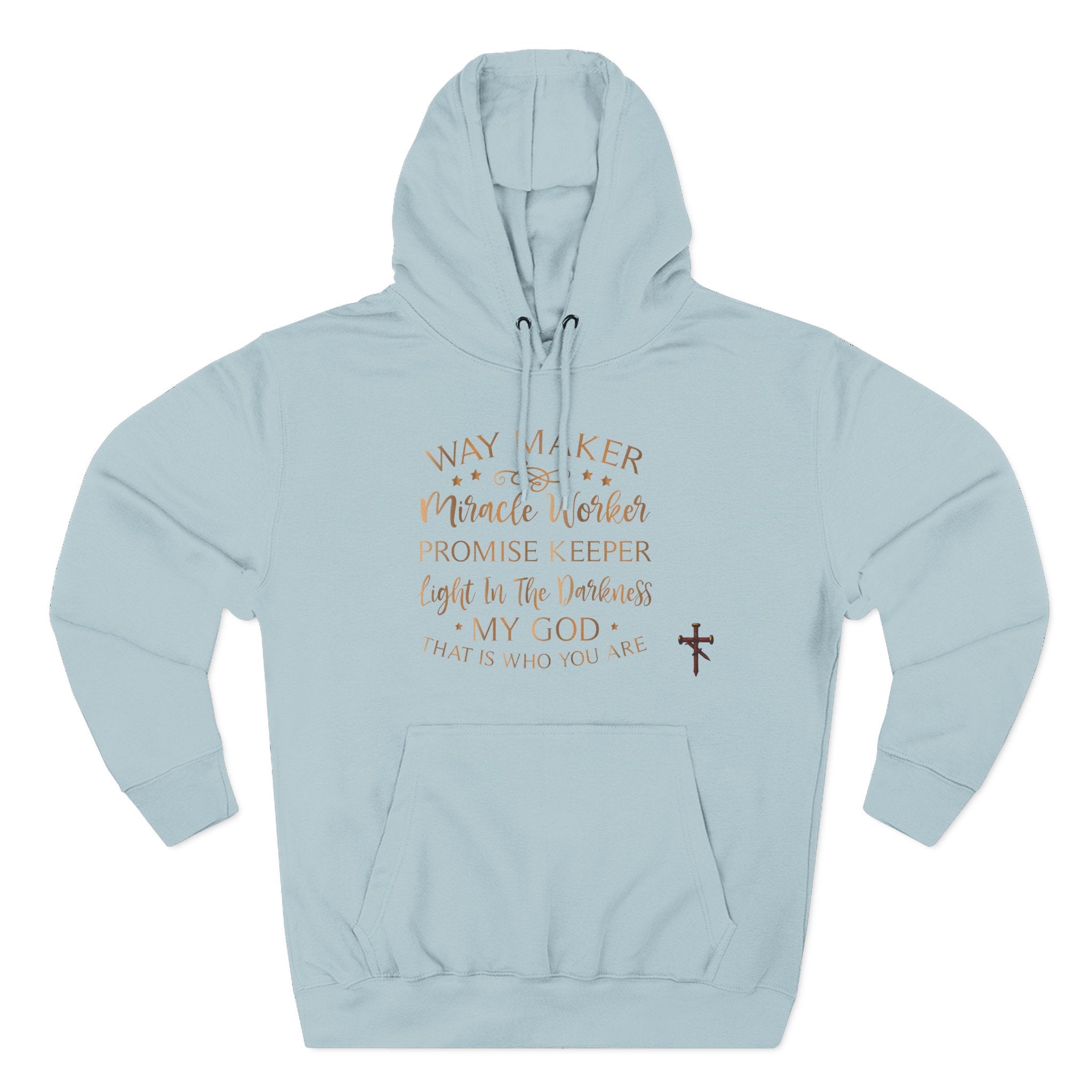 Inspirational Faith Way Maker Hoodie