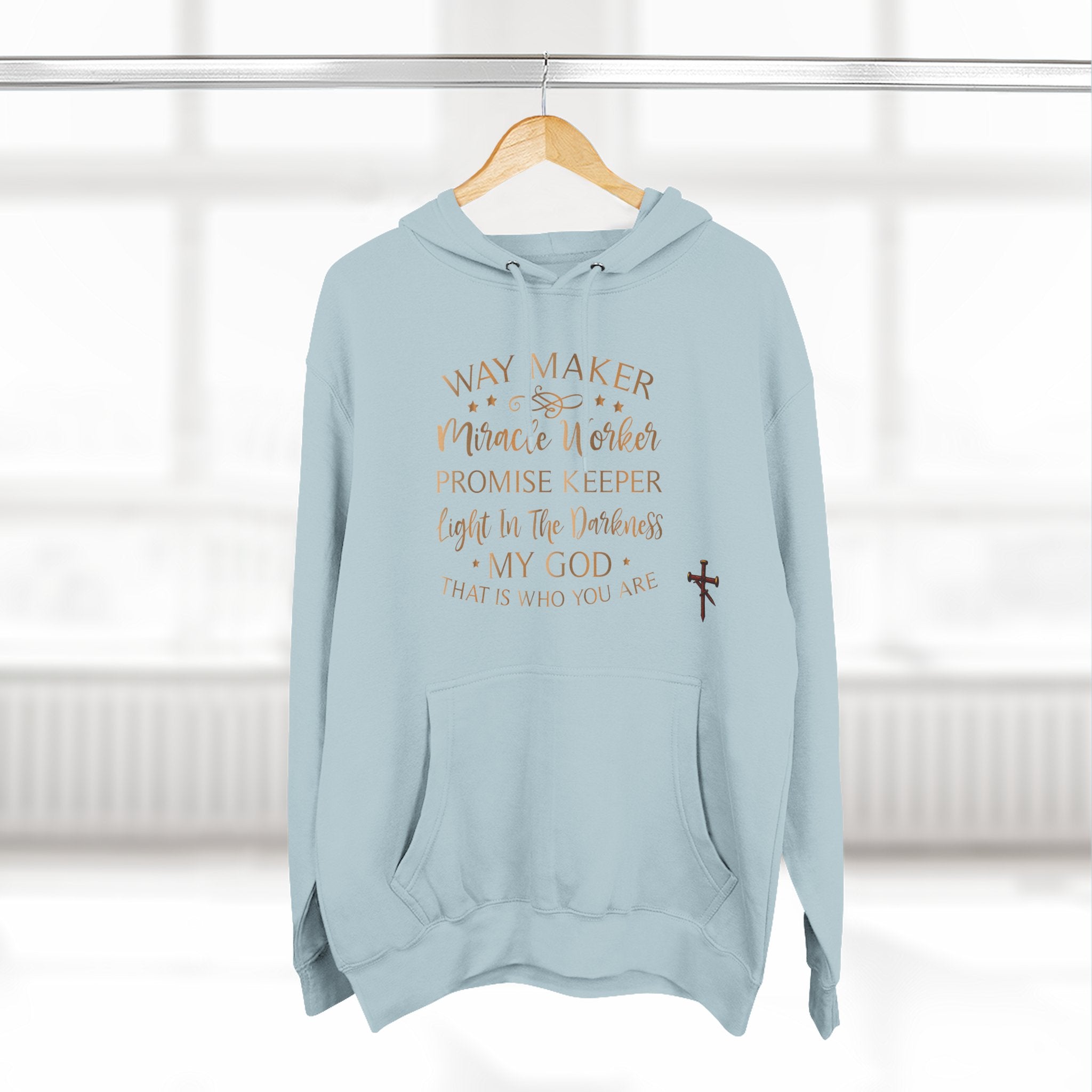 Inspirational Faith Way Maker Hoodie