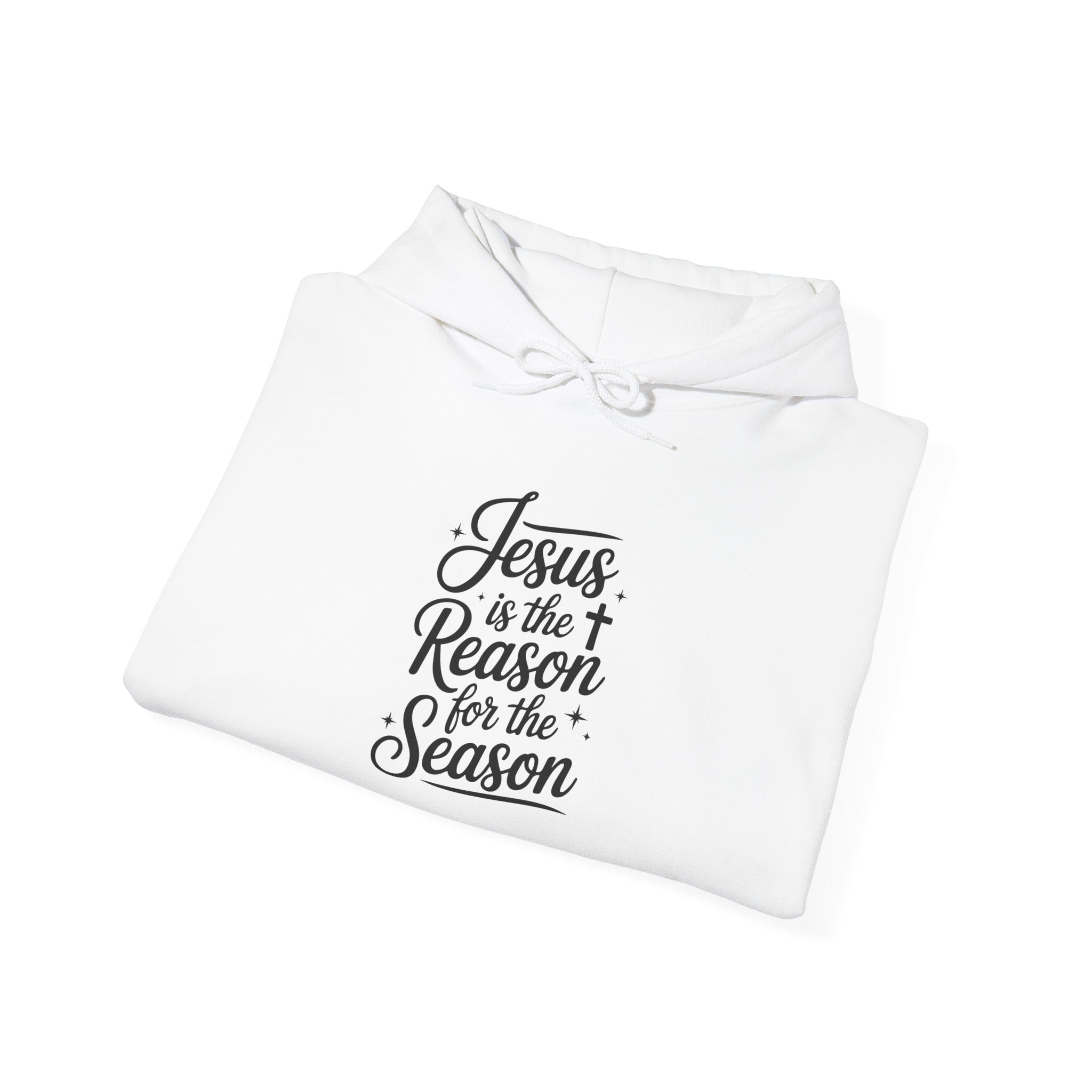 Jesus Is the Reason for the Season Hoodie — Cozy Christian Christmas Sweatshirt