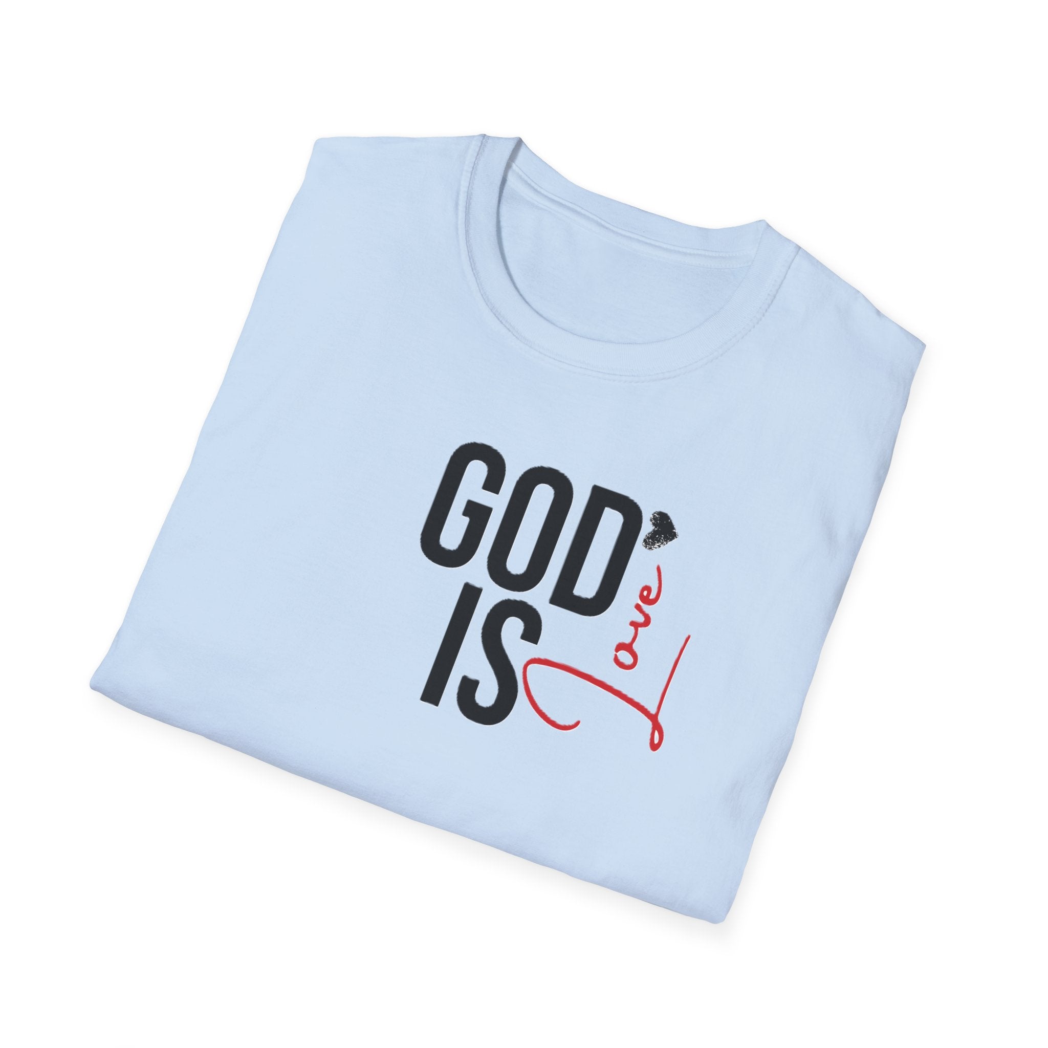 Unisex Soft style God Is Love short sleeve t-shirt