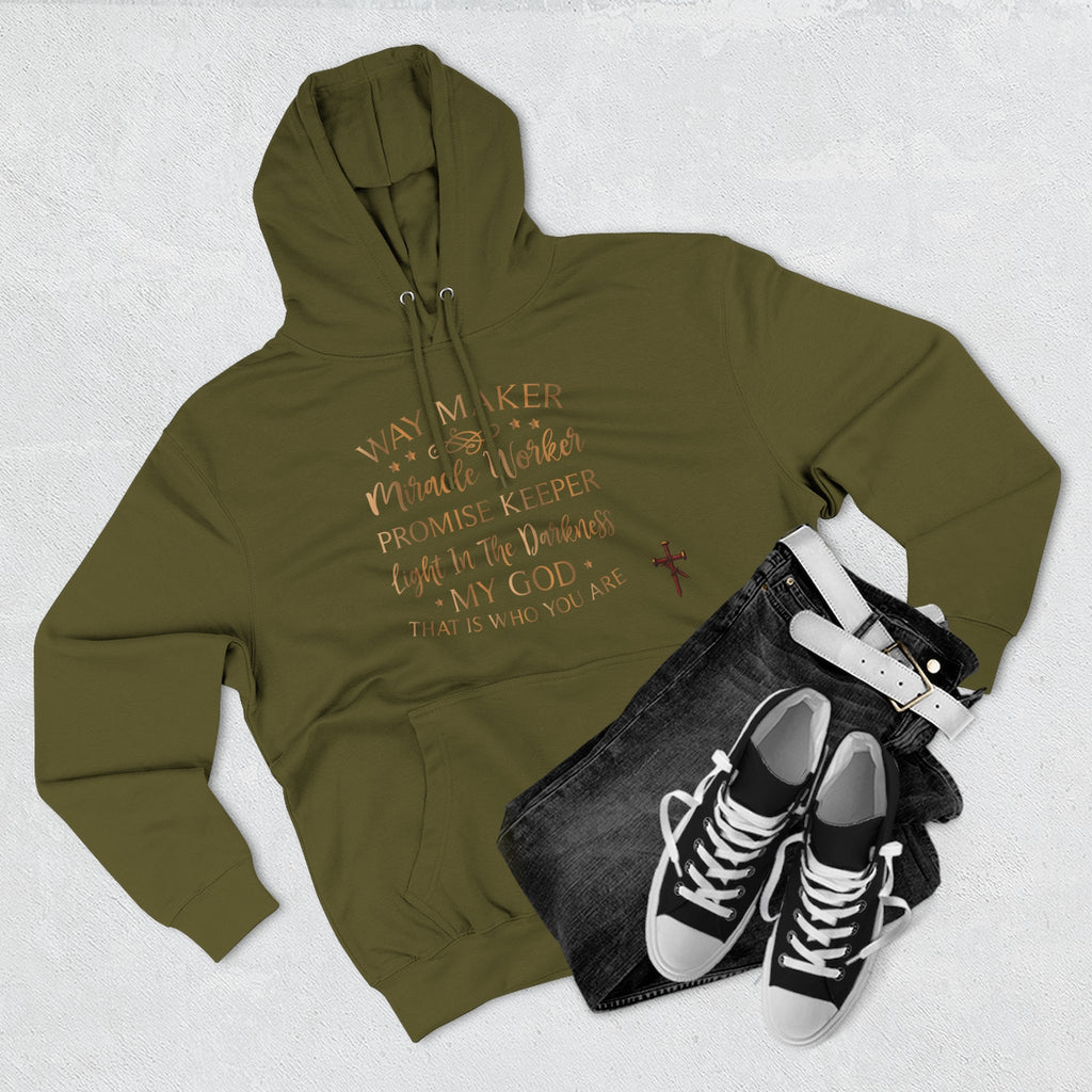 Inspirational Faith Way Maker Hoodie