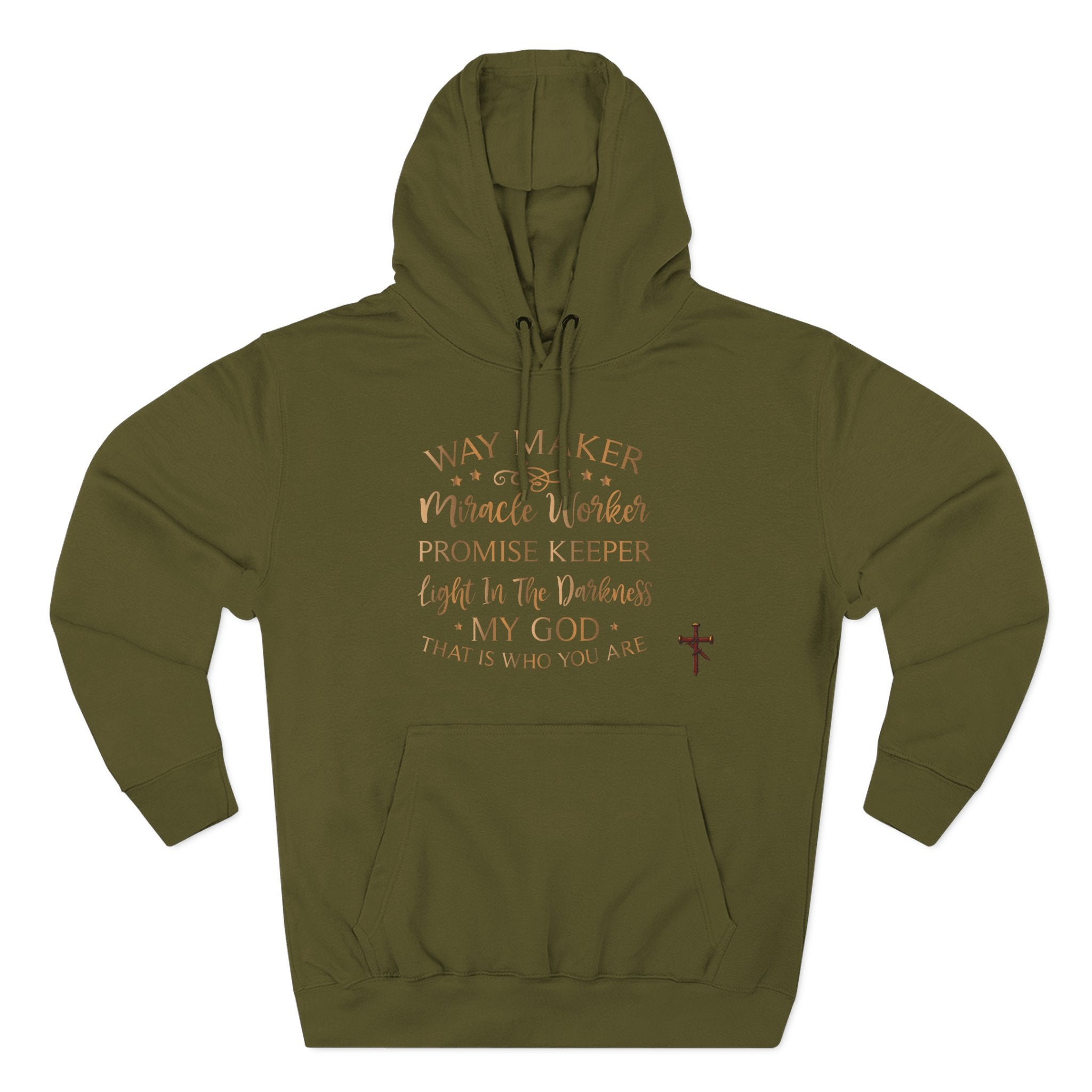 Inspirational Faith Way Maker Hoodie