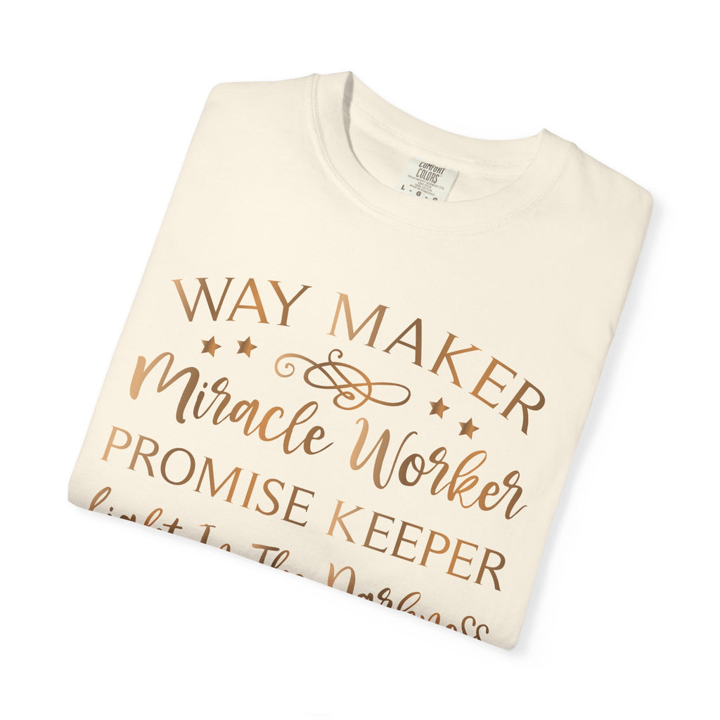 Faith-Inspired Way Maker, Miracle Worker, T-Shirt