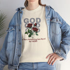 Is There Anything Too Hard for God Unisex Heavy Cotton Tee