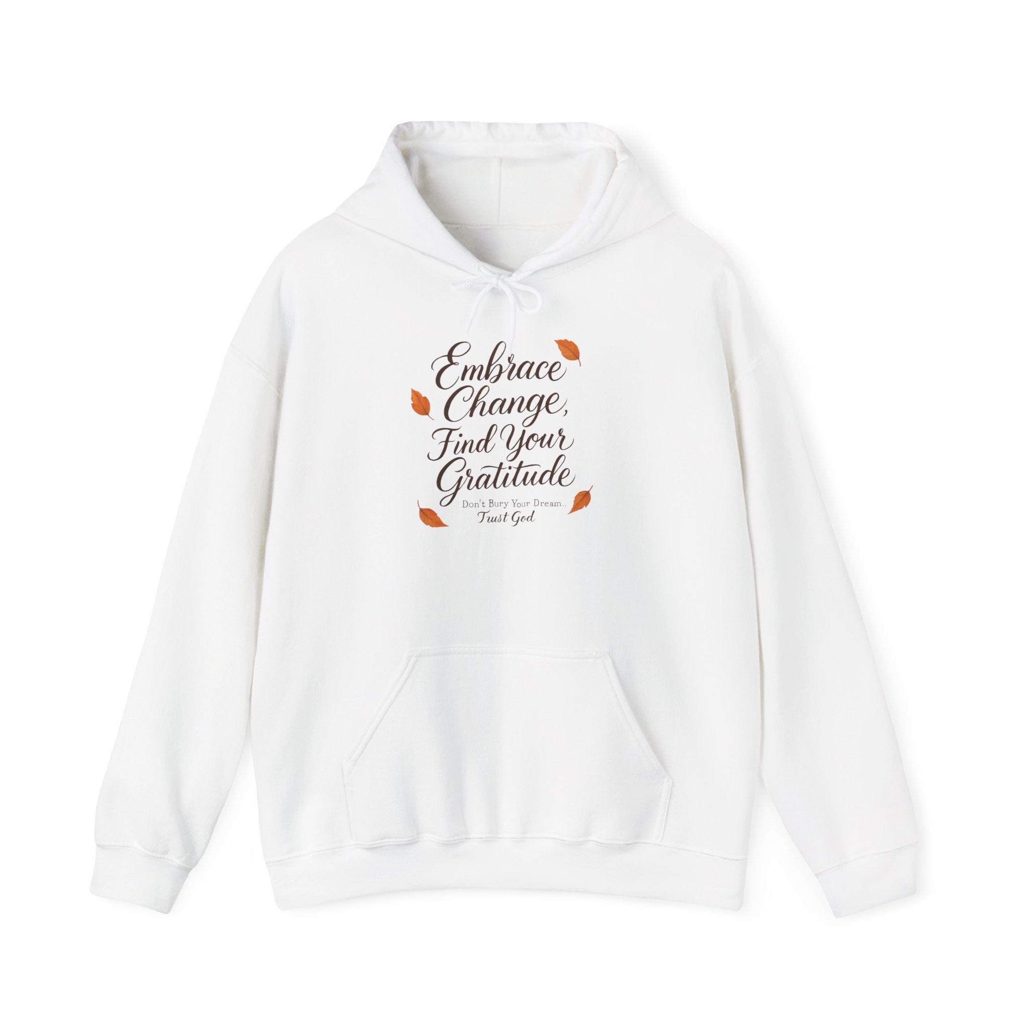 Embrace Change, Find Your Gratitude, Unisex Heavy Blend™ Hoodie