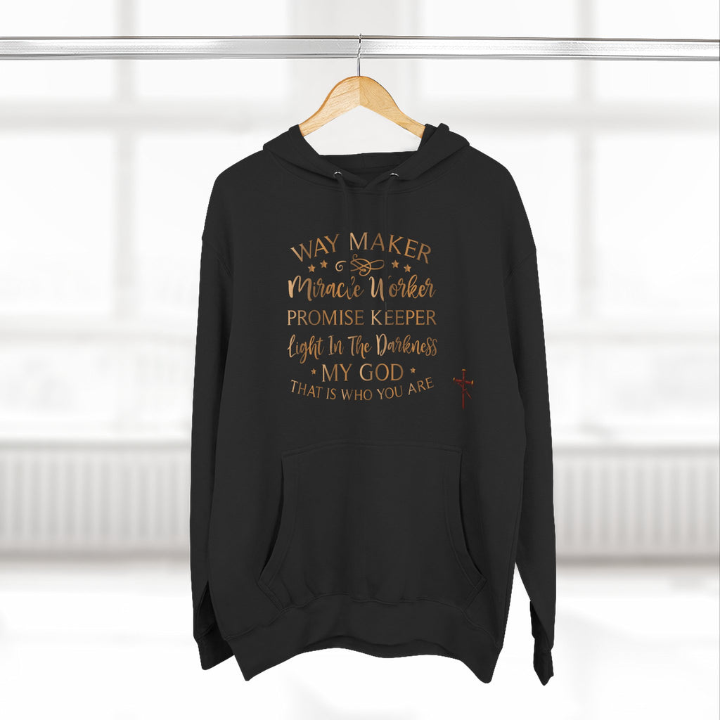 Inspirational Faith Way Maker Hoodie