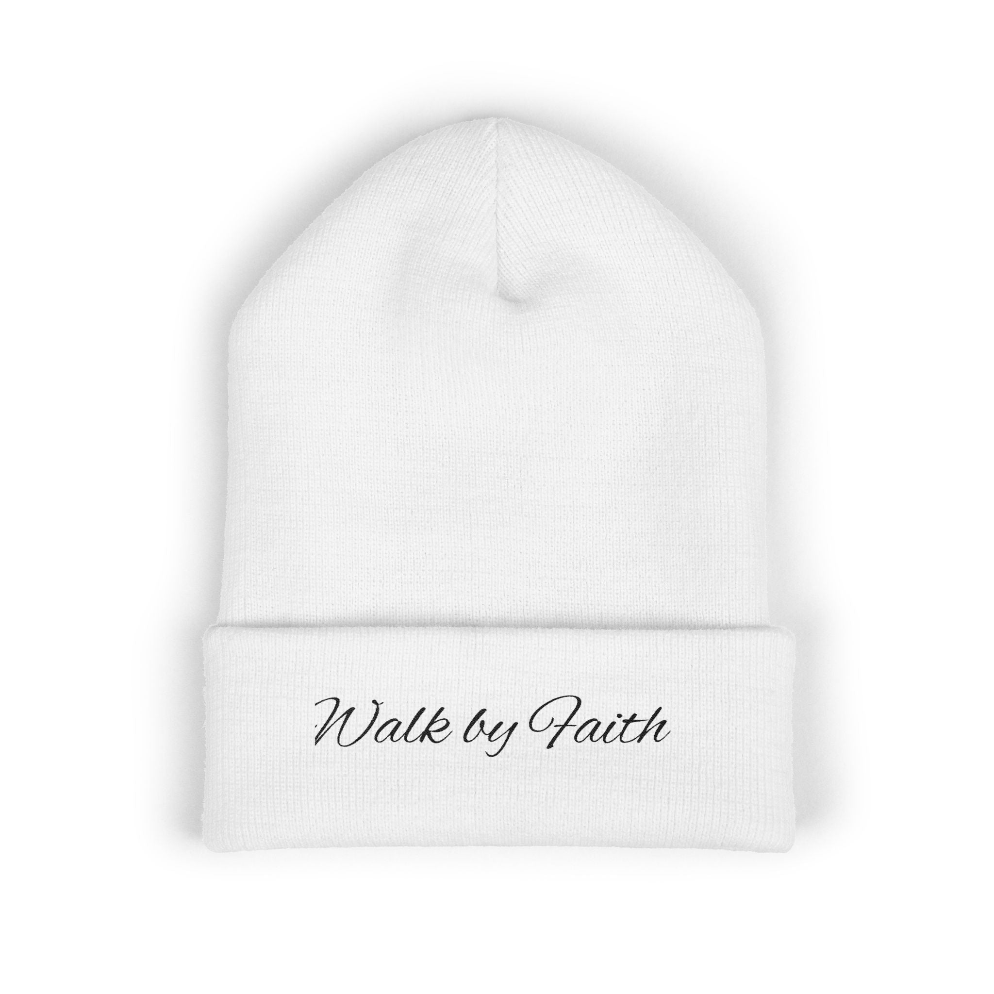 Walk by Faith Cuffed Beanie
